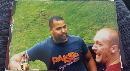 Sticks and Cousin Fred.JPG