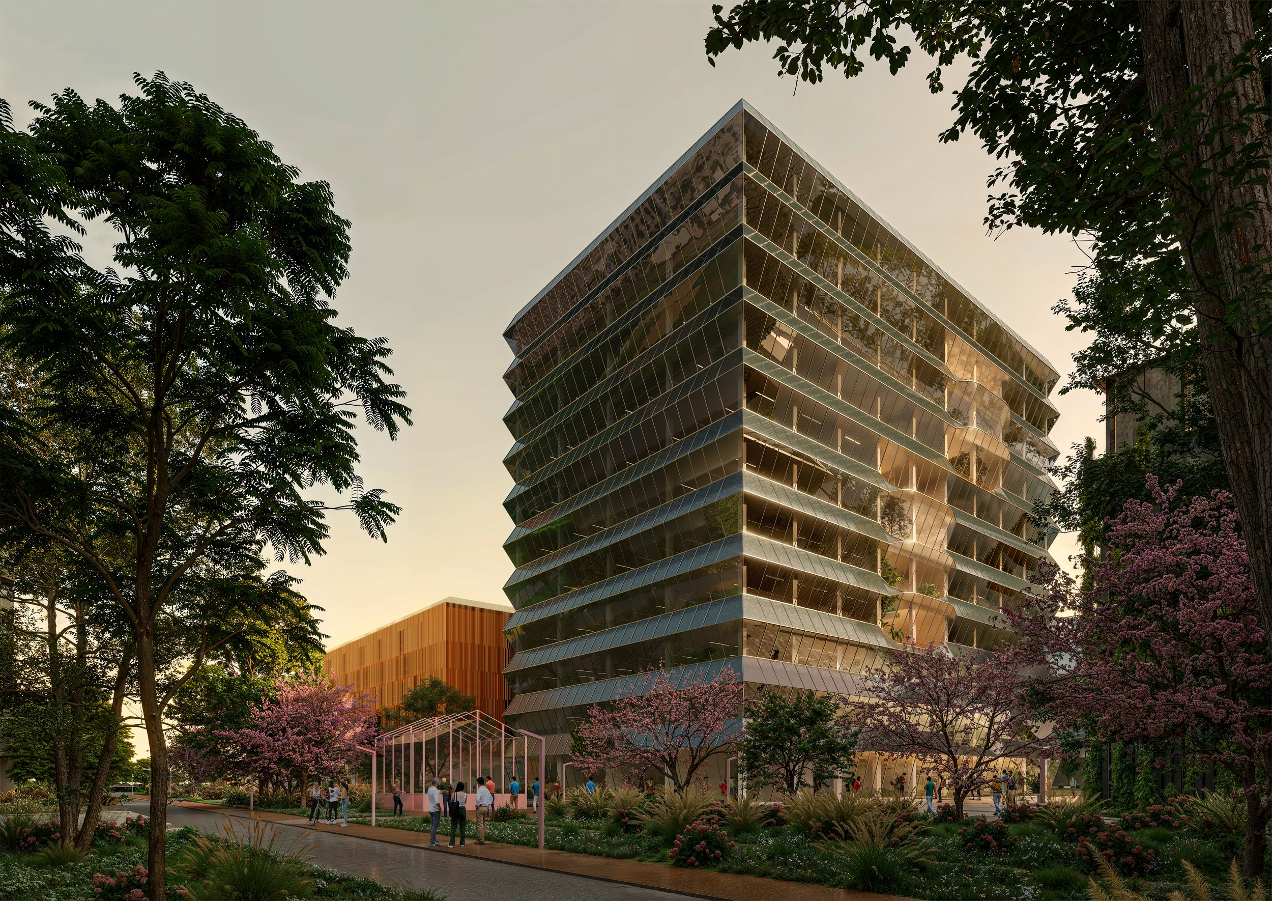 Hochhaus IPAI | Quelle © IPAI/MVRDV