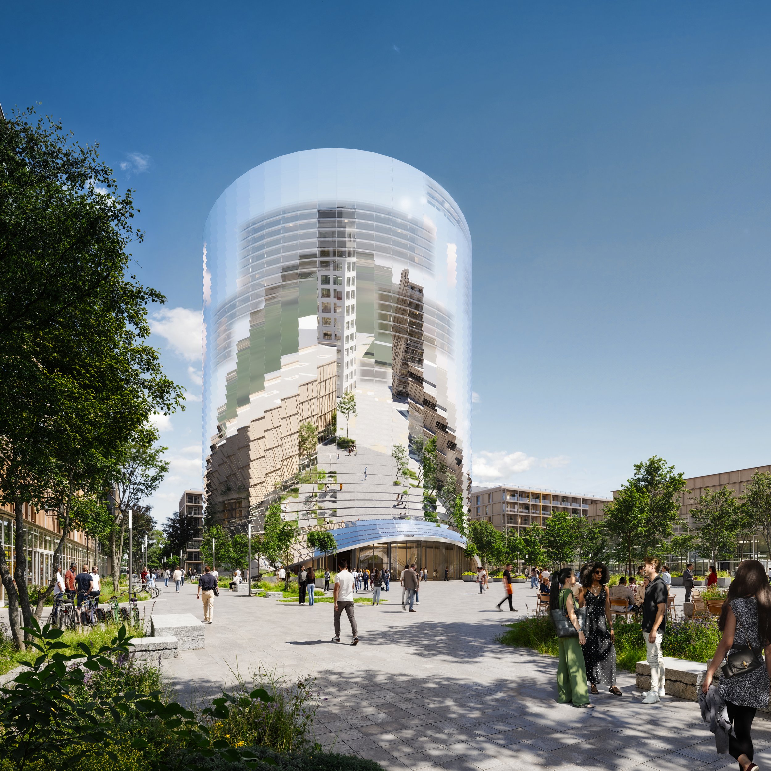 Campus Kommunikationsturm | Quelle © IPAI/MVRDV
