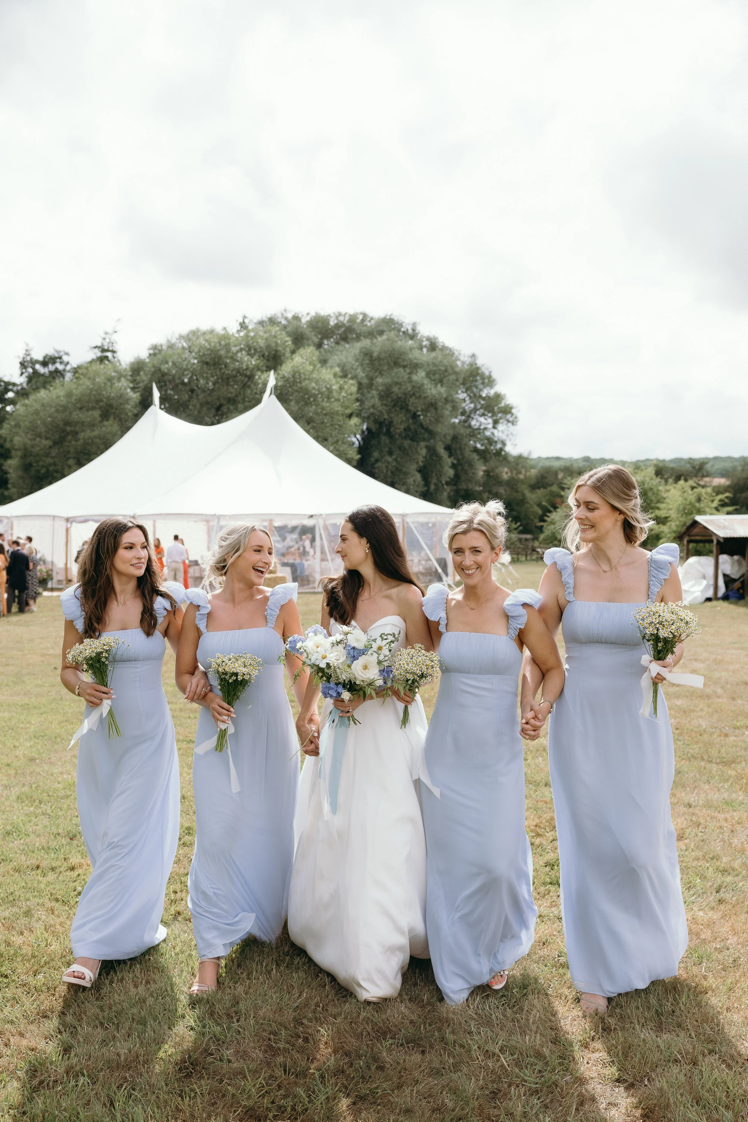 Bridesmaids bouquets Yorkshire