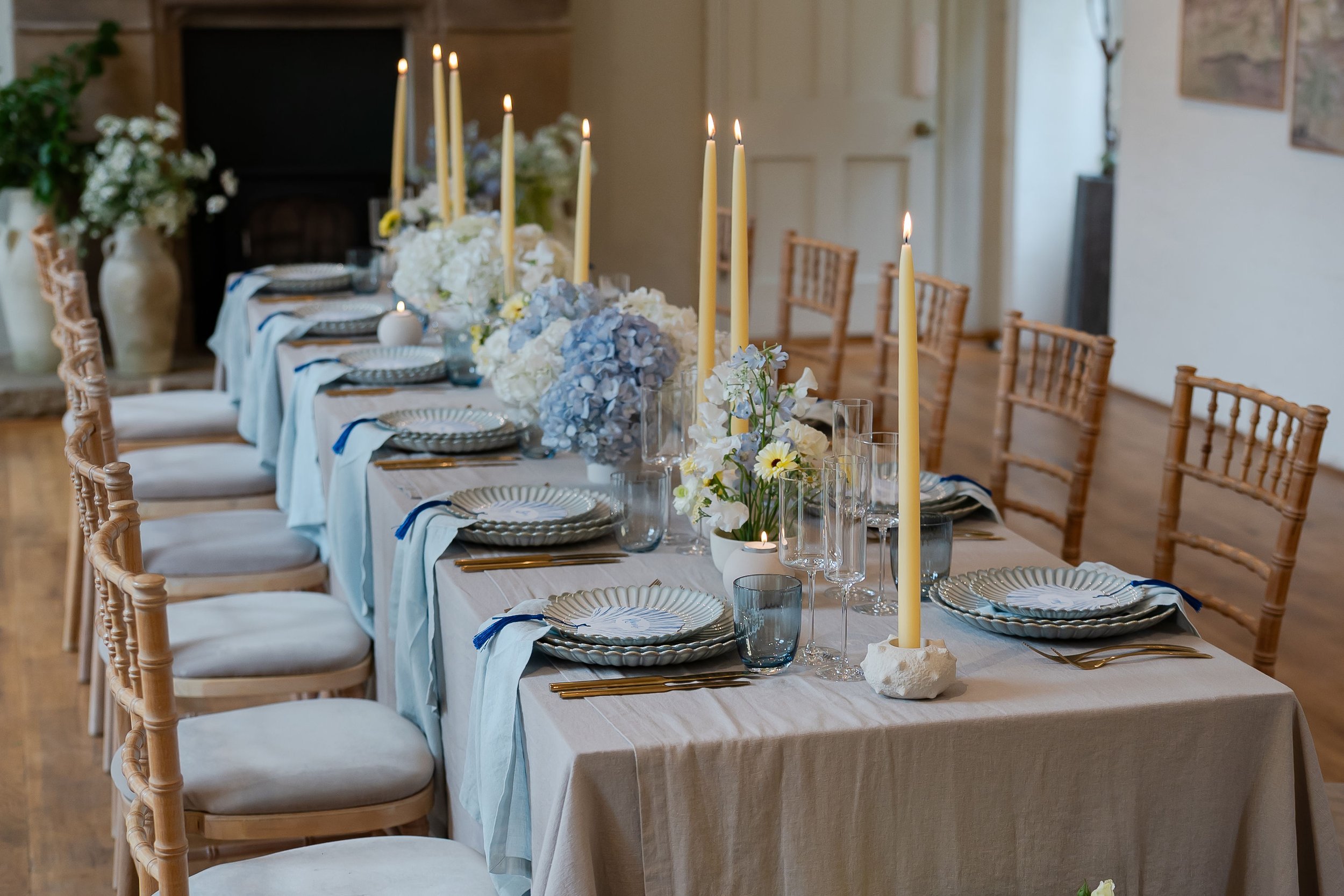 Wedding reception flowers North Yorkshire