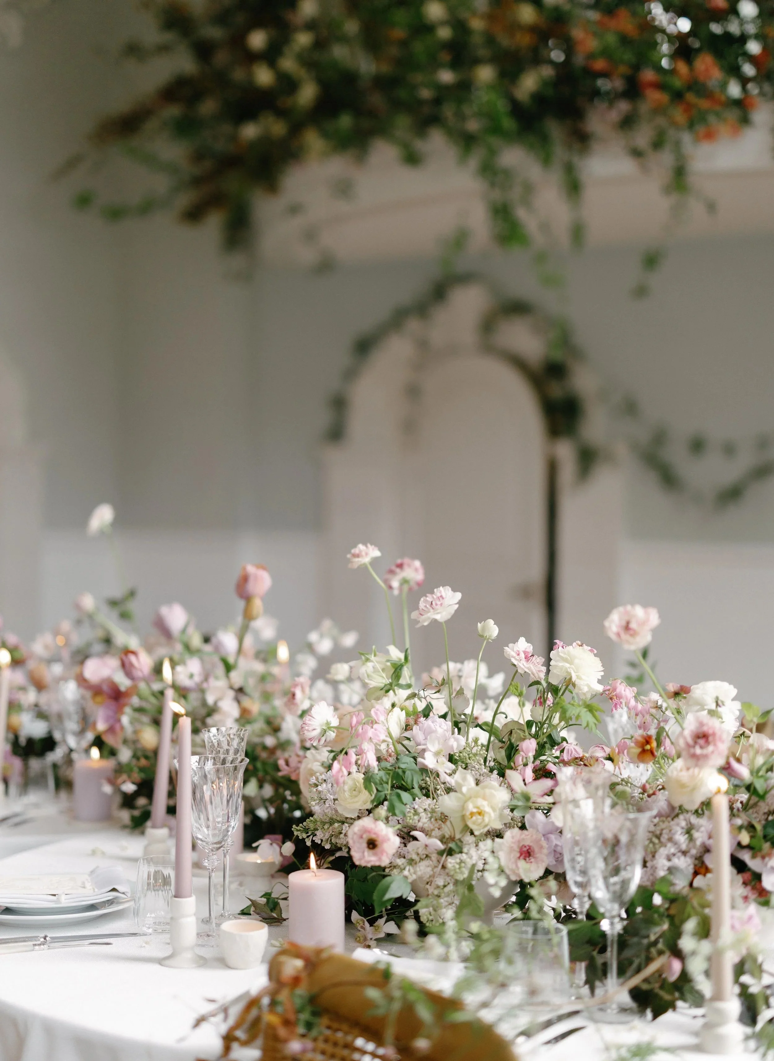 Wedding reception flowers Yorkshire