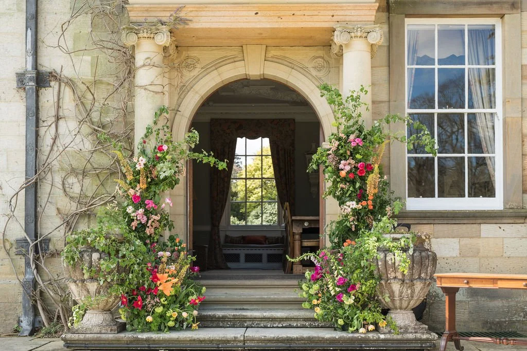 A bight and colourful wedding at Egton Manor Estate