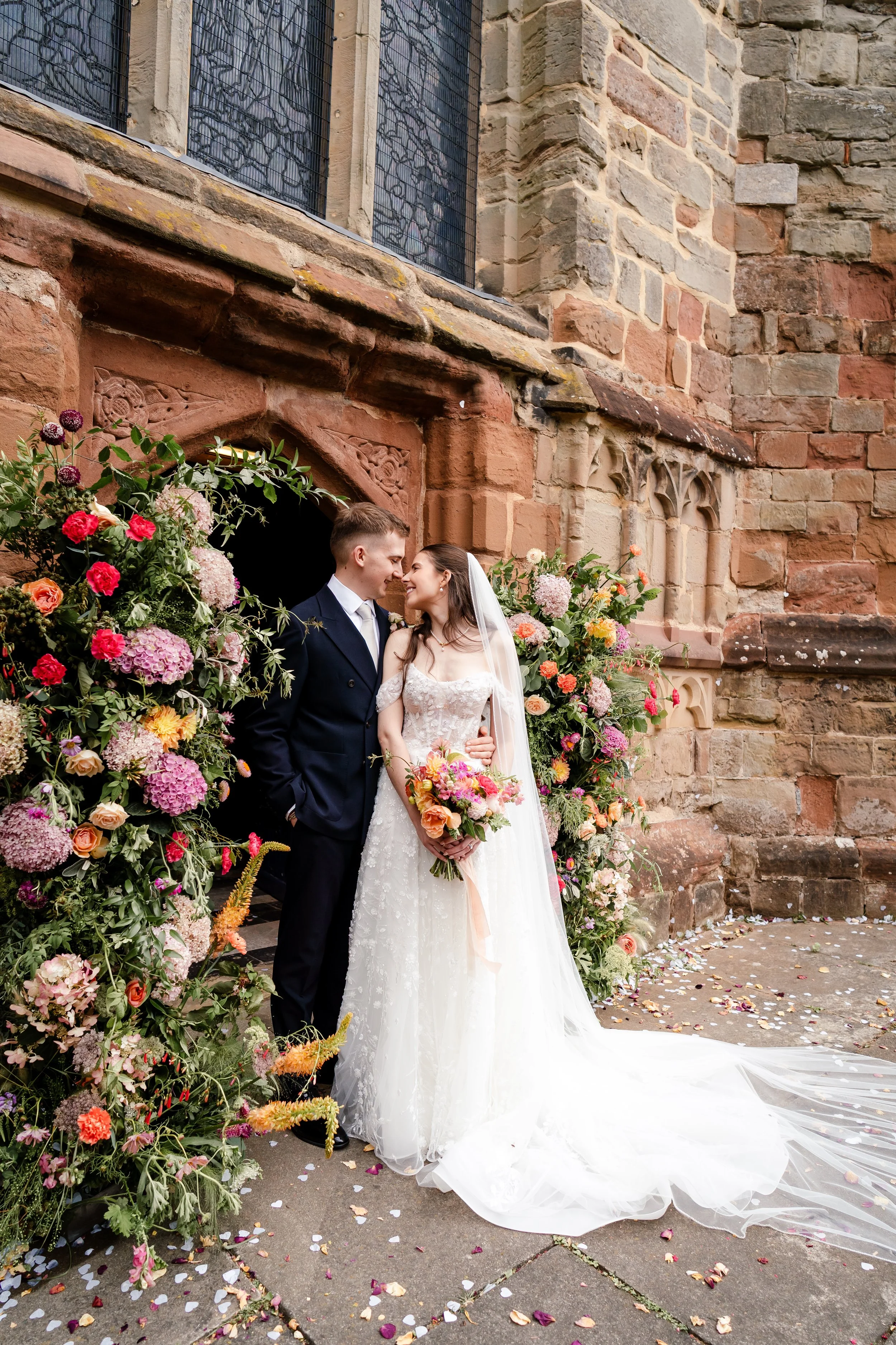 Church wedding flowers Yorkshire