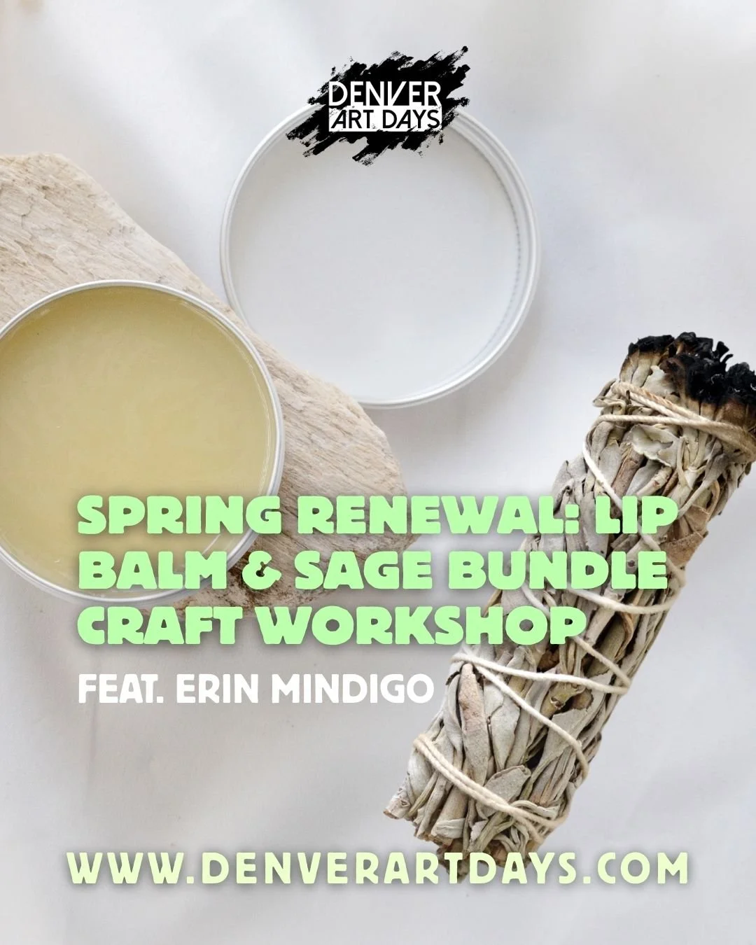 Spring Renewal: Lip Balm & Sage Bundle Ritual Workshop