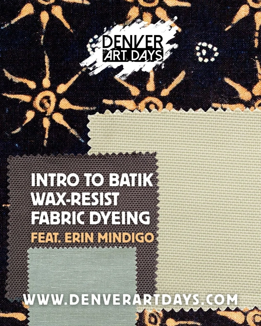 Introduction to Batik: Wax-Resist Fabric Dyeing