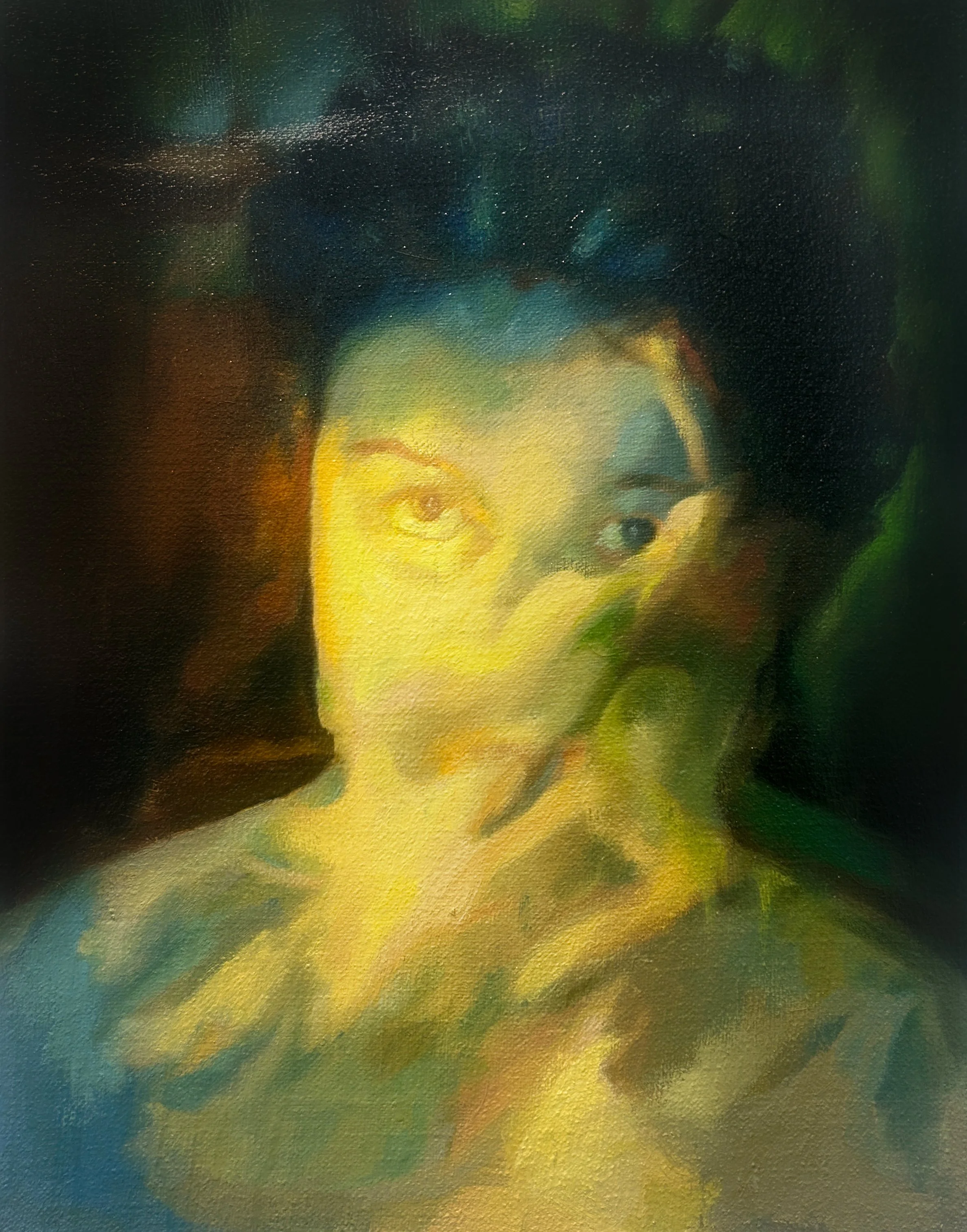 Rosa,
Oil on Canvas, 14" x 11", 2026