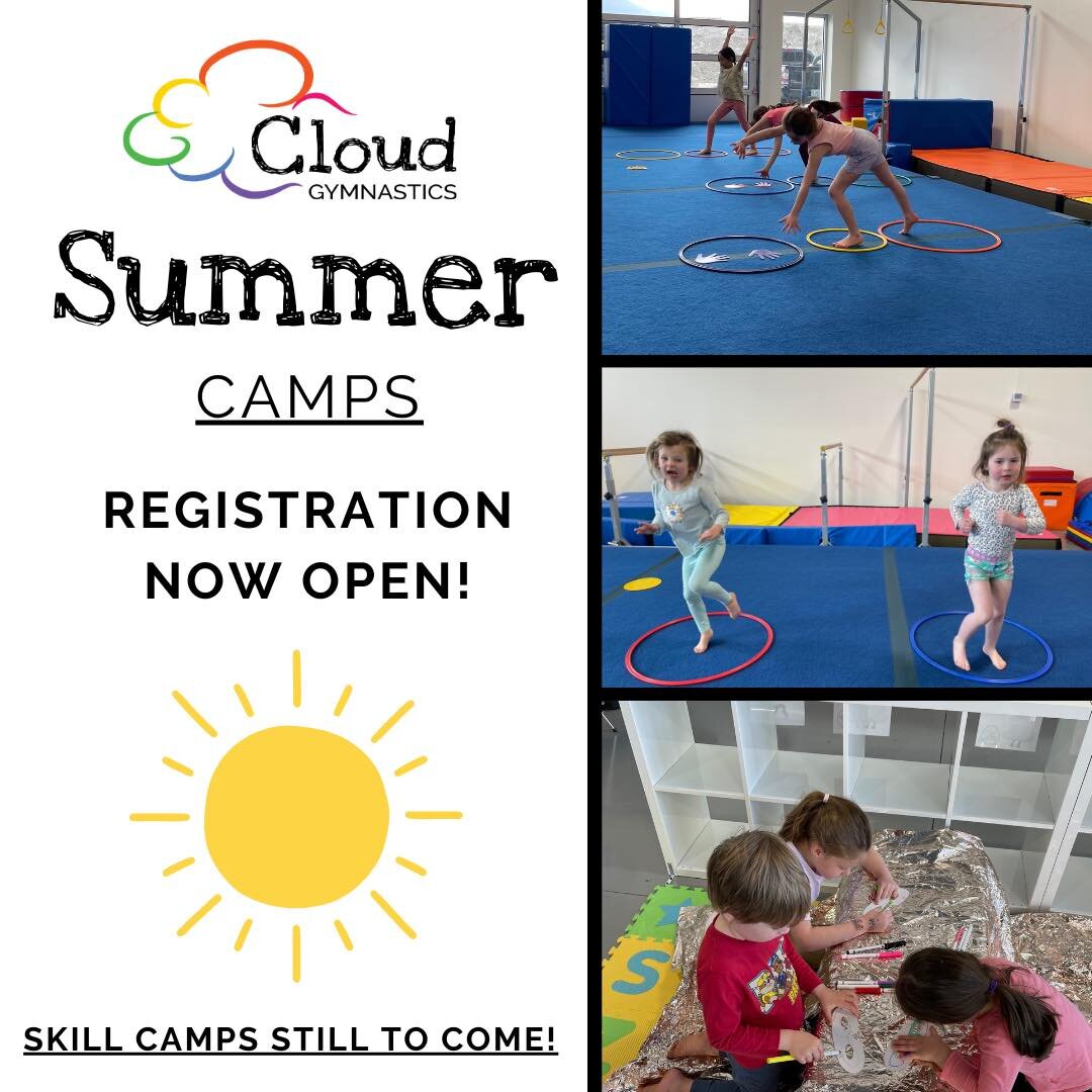 Summer camp registration is now OPEN! Enrol today to secure your spot! #gymnasticscamps #kidsactivities #downtownsquamish