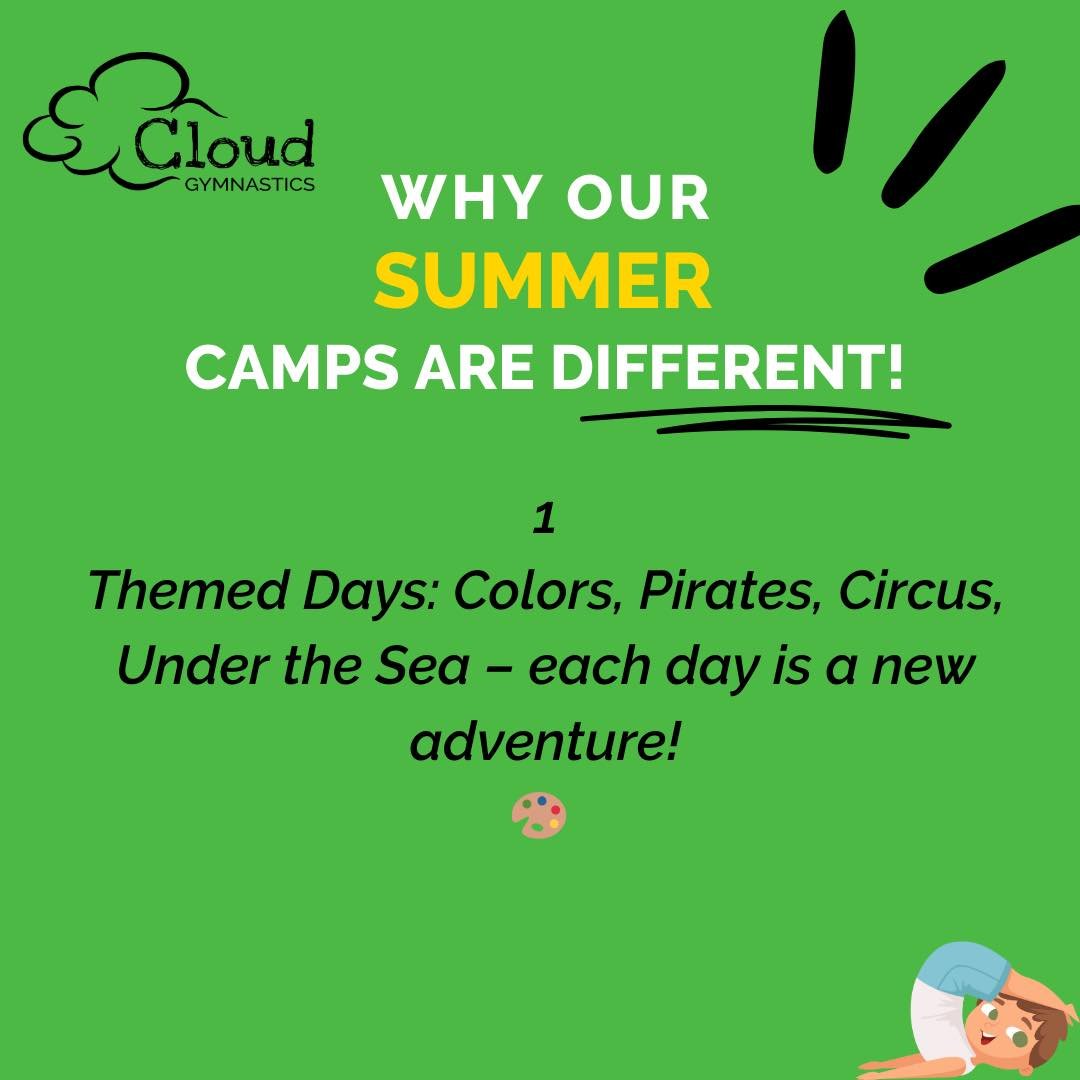 Why our Summer Camps are Different! #summercamp #gymnastics #gymnasticscamp #downtownsquamish
