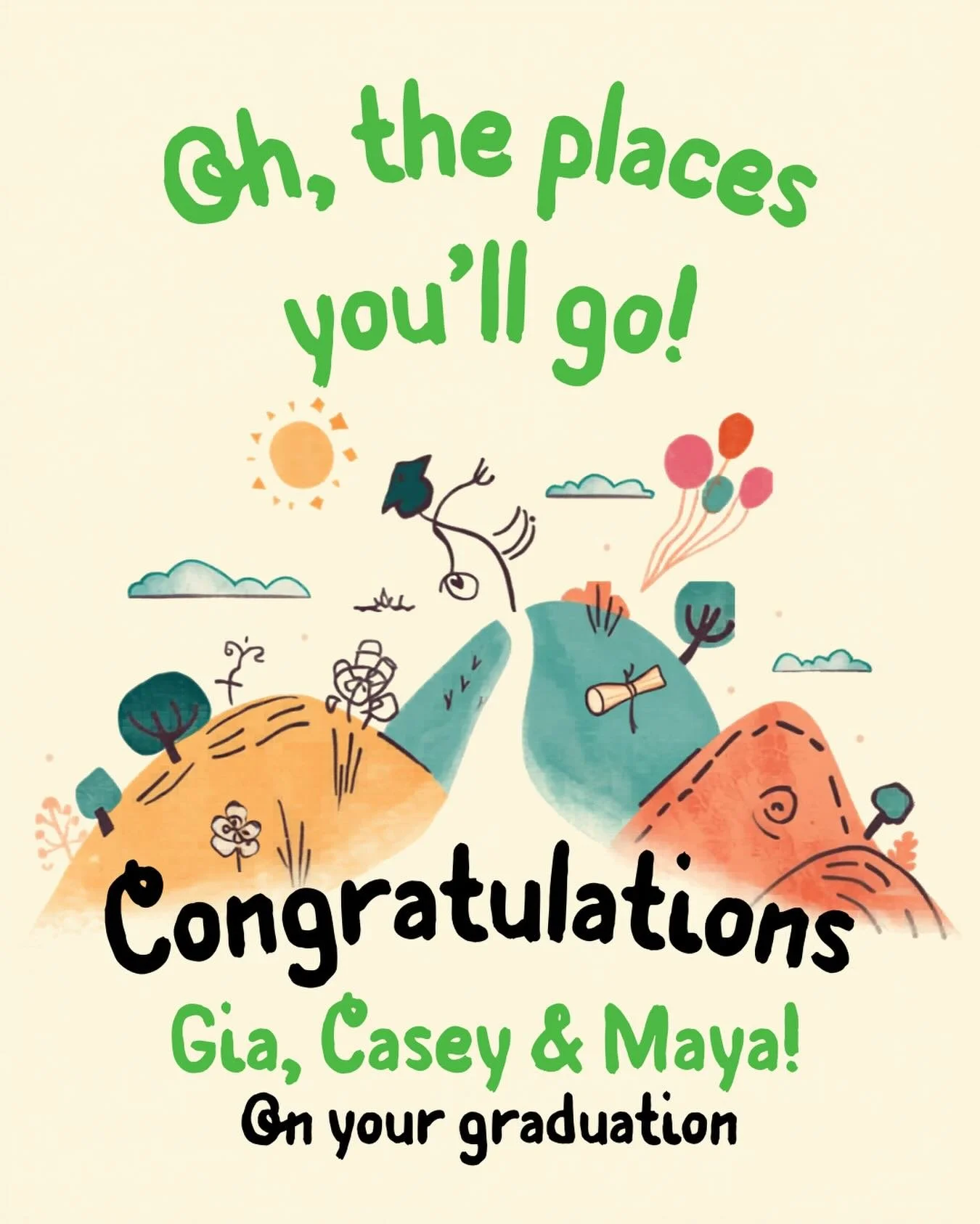 Sending big hugs to coaches Gia, Casey &amp; Maya as they graduate this week! Amongst all the other things going on we wanted to make sure to celebrate this huge achievement and thank them for their hard work at Cloud! We hope they can take all they&