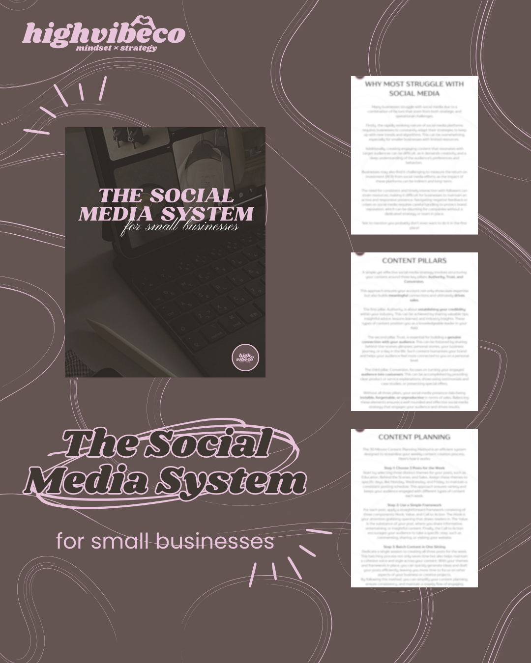 The Social Media System for Small Businesses - 12 Pages