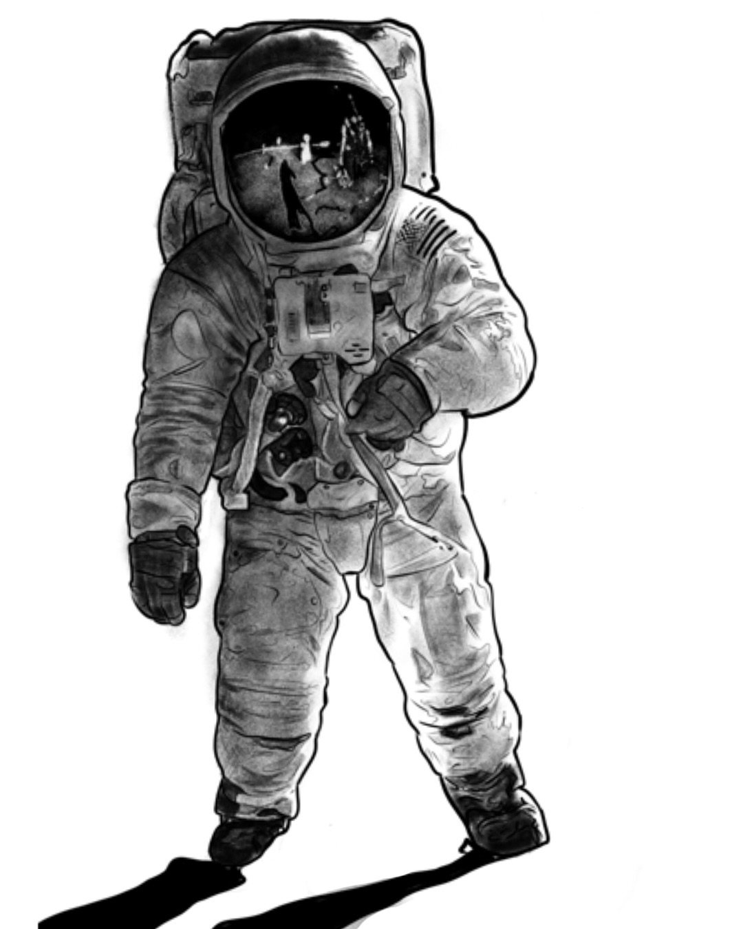 Sometimes we all need to get away, but there is nothing quite like coming home. #happyearthday #Earthday #astronaut #tattoodesign #dentontattoo #dentontattooartist