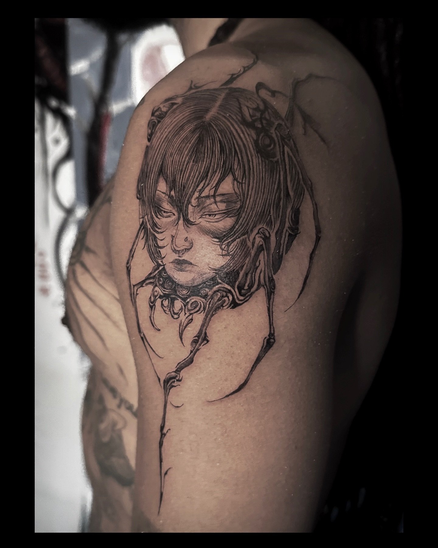 Monster Rei - Last tattoo done guesting @dudetrustme__
