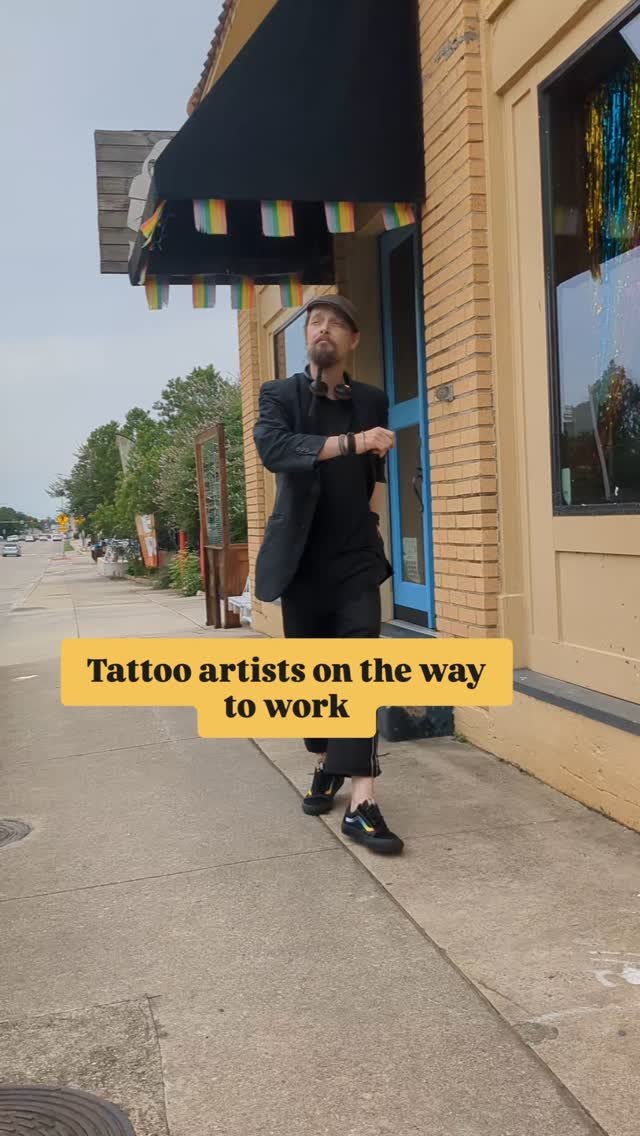 So I may have told Trayce this is what sound the other walk video would go to
.
.
.
#tattooday #dentonsquare #artistsofinstagram