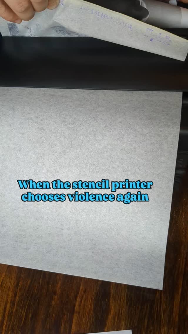 The printers are the biggest bullies in our studio
.
.
.
#printer #foryoupage #tattooing #tattooinstagram