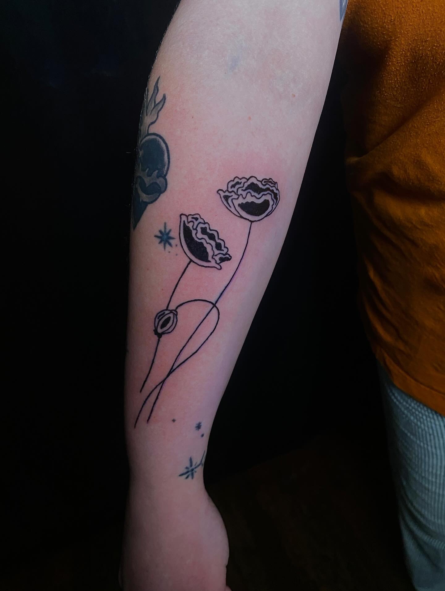 Things at the shop were moving so fast I only took a photo of one tattoo this Friday the 13th
Had an awesome time, thanks to everyone for stopping by!