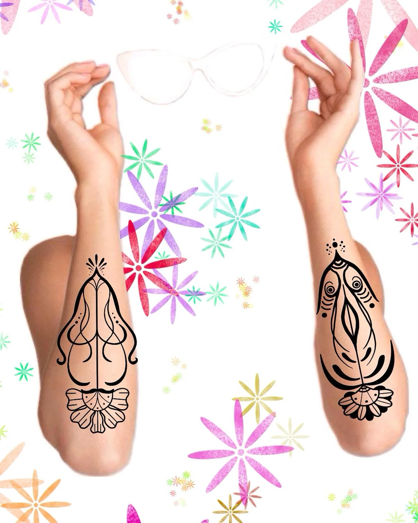 Some bolder floral options for you, these designs don’t have to go here but I thought this was cool placement and always wanting a fun way to show off designs!
.
.
.
#artforsale #drawingart #flowerart