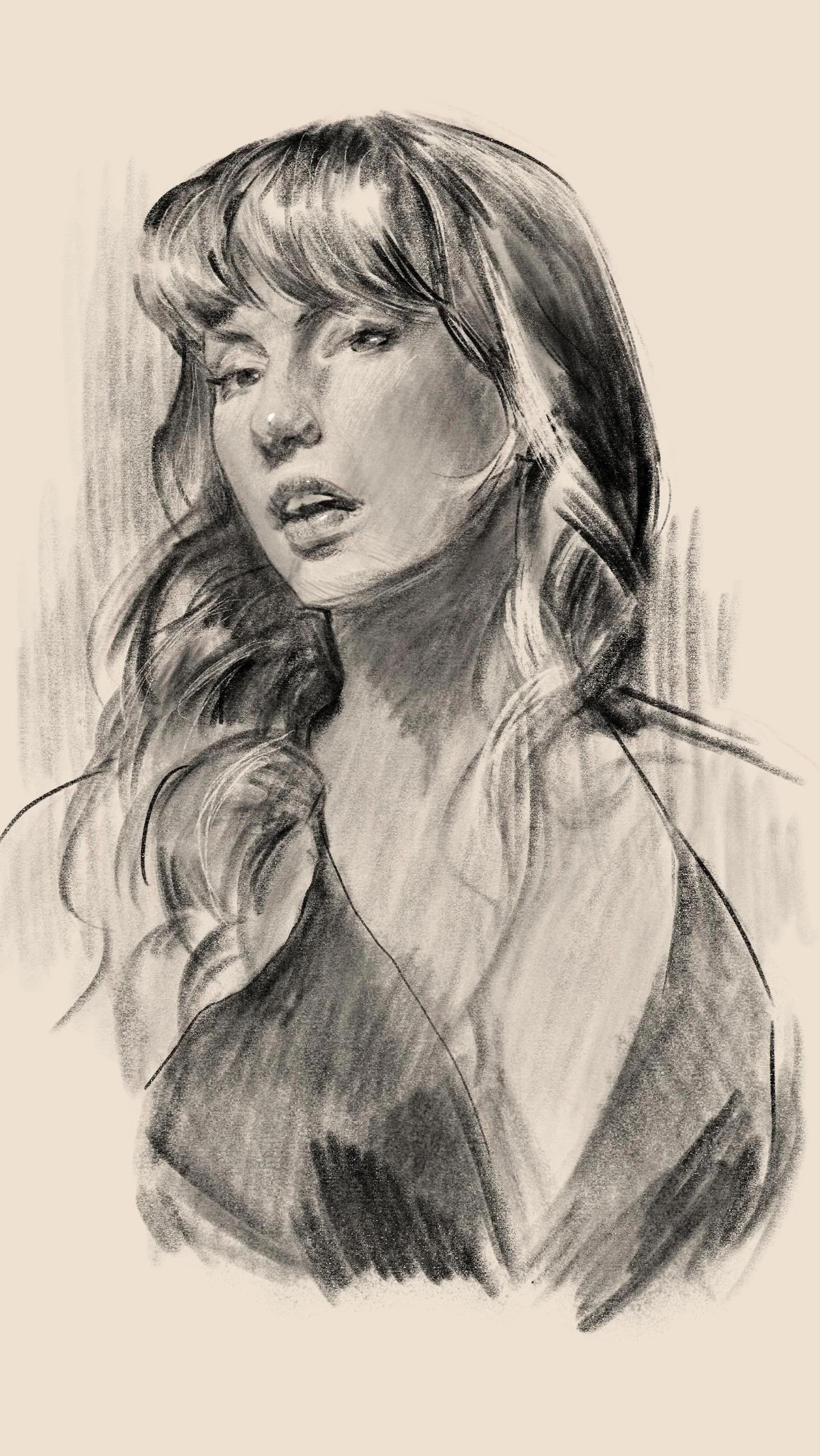 Drawing on my iPad after replacing my broken Apple Pencil! I wanted to get back to being more loose with my sketching and I’m happy with the result! I’m thinking about doing another video with audio of me talking about my process. Let me