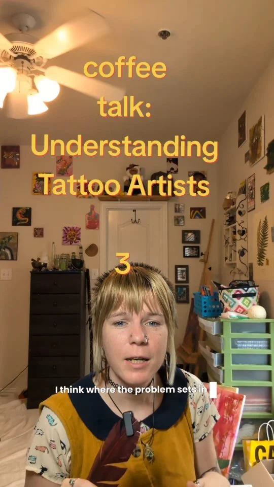 Just trying to get out these thoughts somewhat developed in under 3 minutes while I get the caffeine to my brain.
We live in a time when tattoos now being all over social media and getting edited can really shift what clients think tattoos should l
