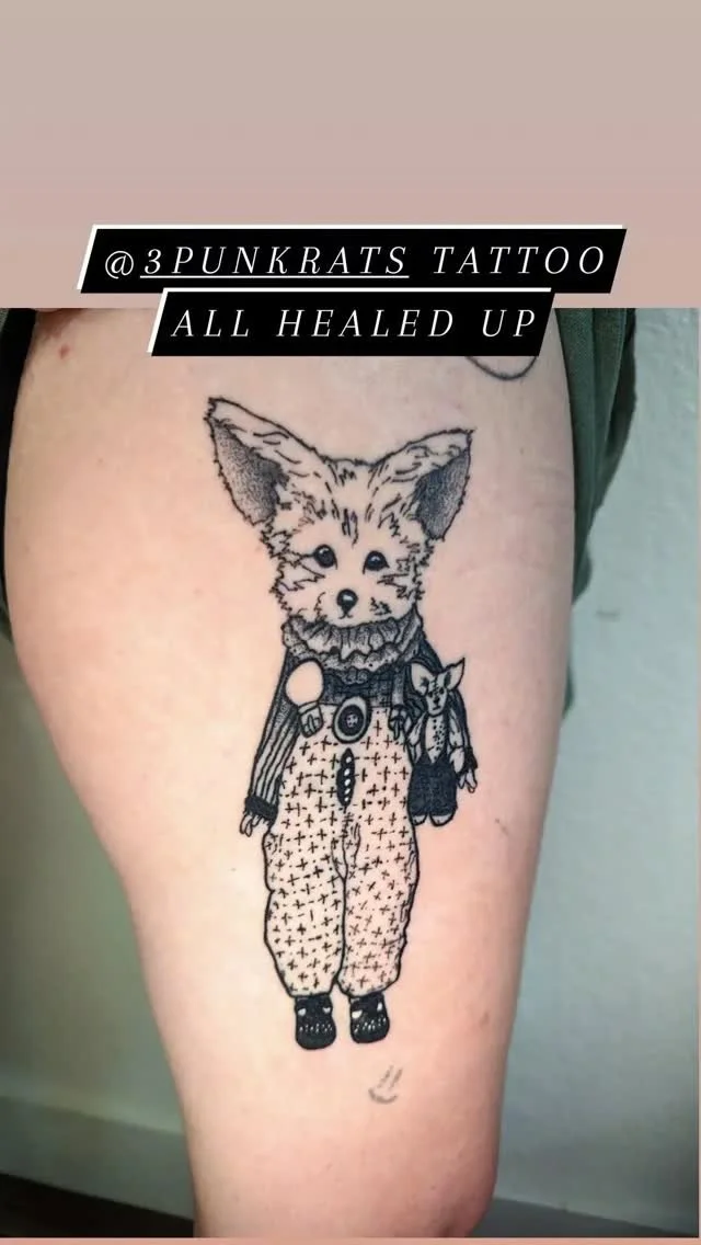 I know my process of taking healed photos is a little chaotic but at least you can see em to get an idea what your tattoos will do as they grow with you!
.
.
.
#healedtattoo #healedtattoos #tattoo