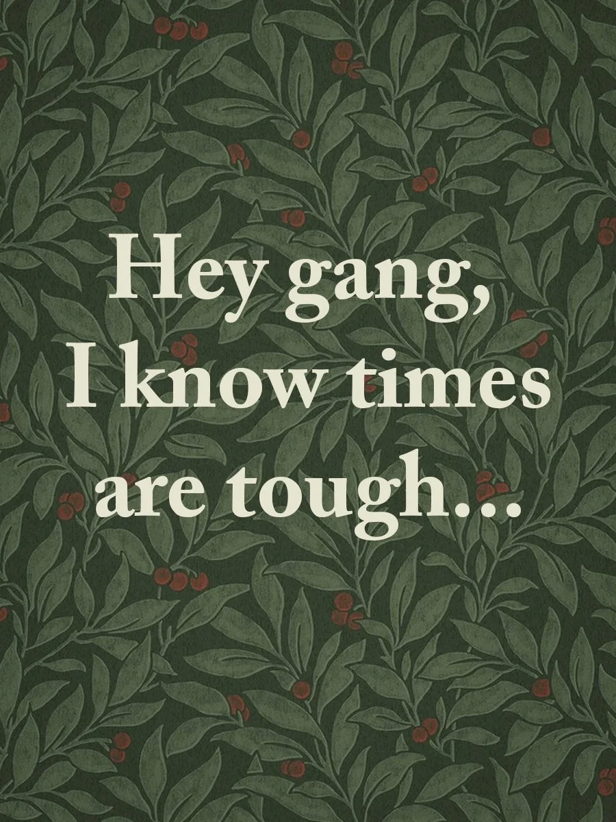 A little holiday gift from me to you, happy holidays everyone ❄