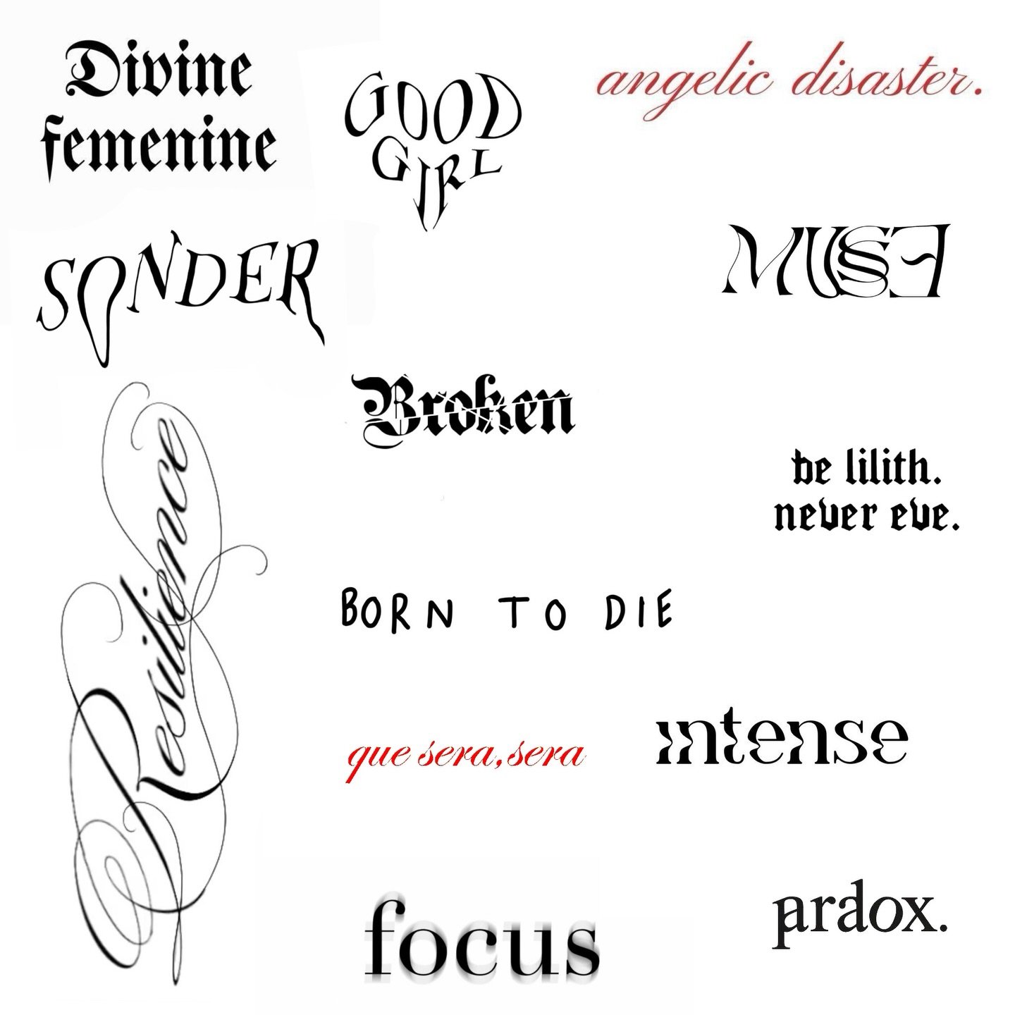 Here&rsquo;s some designs I&rsquo;d like to do! 
DM me for pricing and booking. ✨✍🏻

#tattoos #tattooflash #dentontexas #dfw #tattooshop