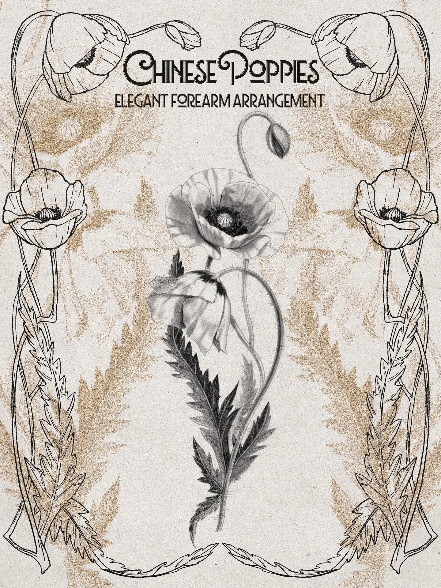 ❀ NEW DESIGN AVAILABLE ❀
I love Poppies and old illustration, so I combined those two in order to draw this tattoo design!
To claim this unique design, contact me at https://www.zachnien.com/ or send me a dm for more information

#tattooartist #poppy