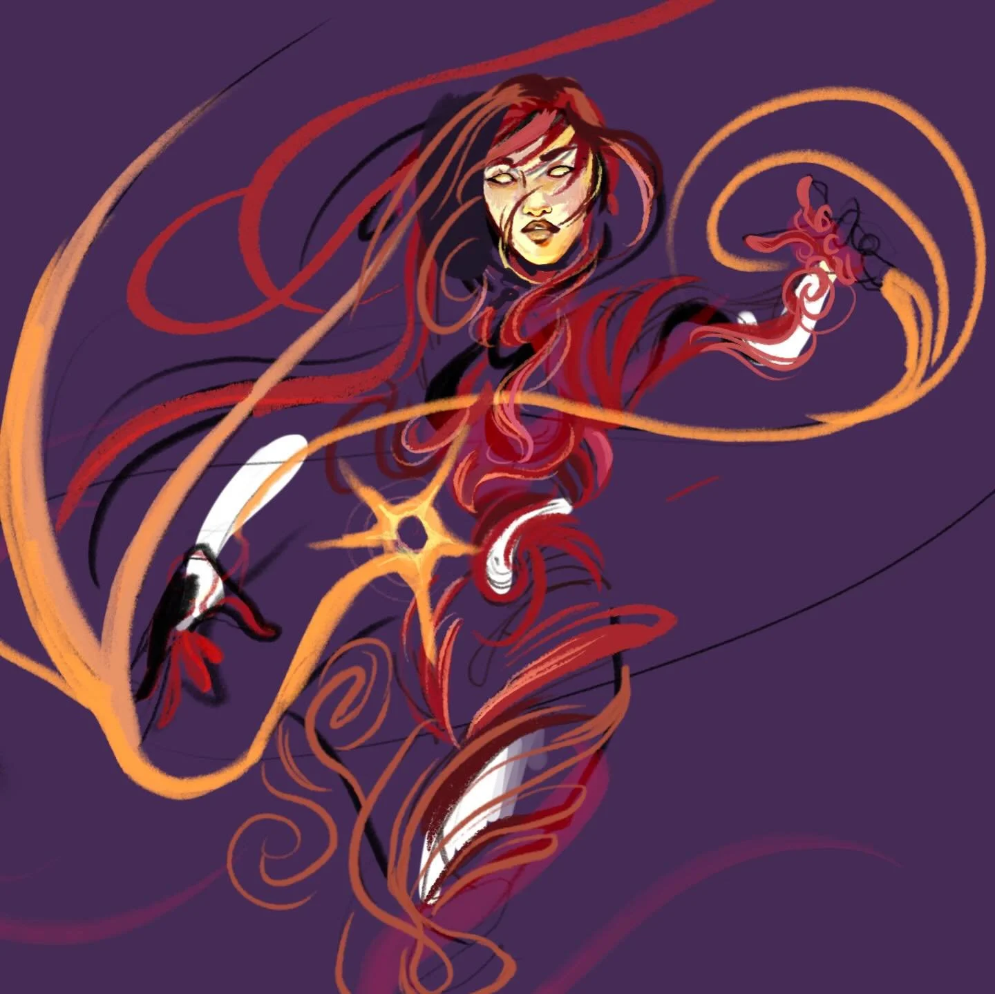 excavated some doodles from the  alexhartart vault

my bloodbender &amp; her enemy
