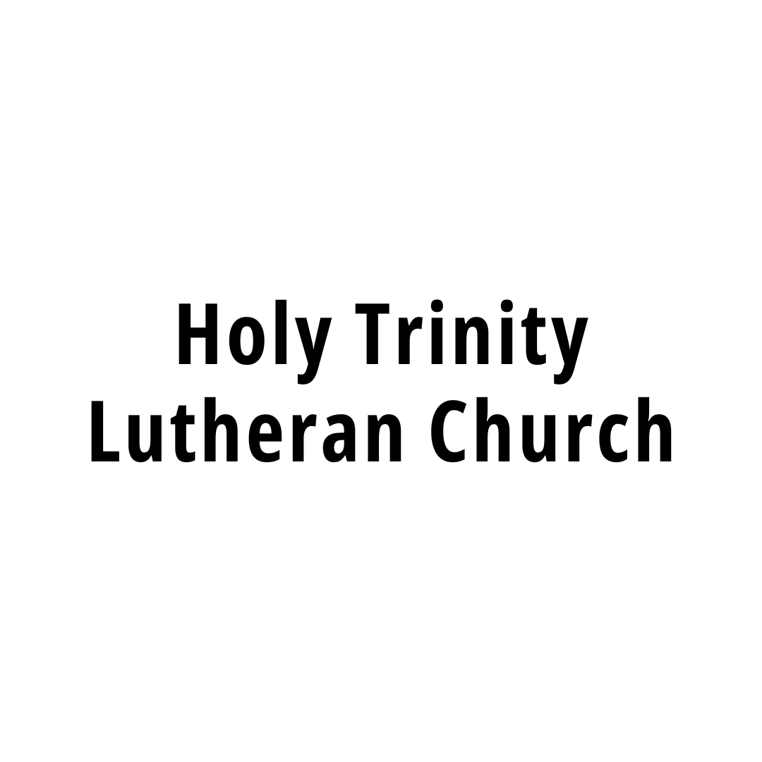 Holy Trinity Lutheran Church logo.