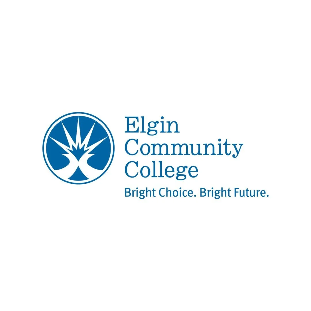 Elgin Community College logo.