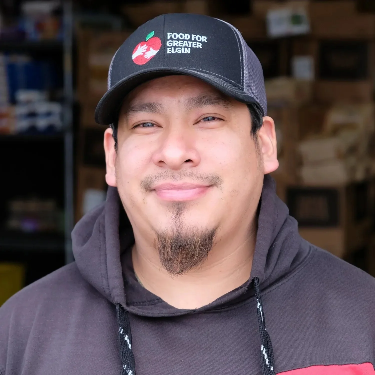 Carmelo Perez is the warehouse coordinator at Food for Greater Elgin.