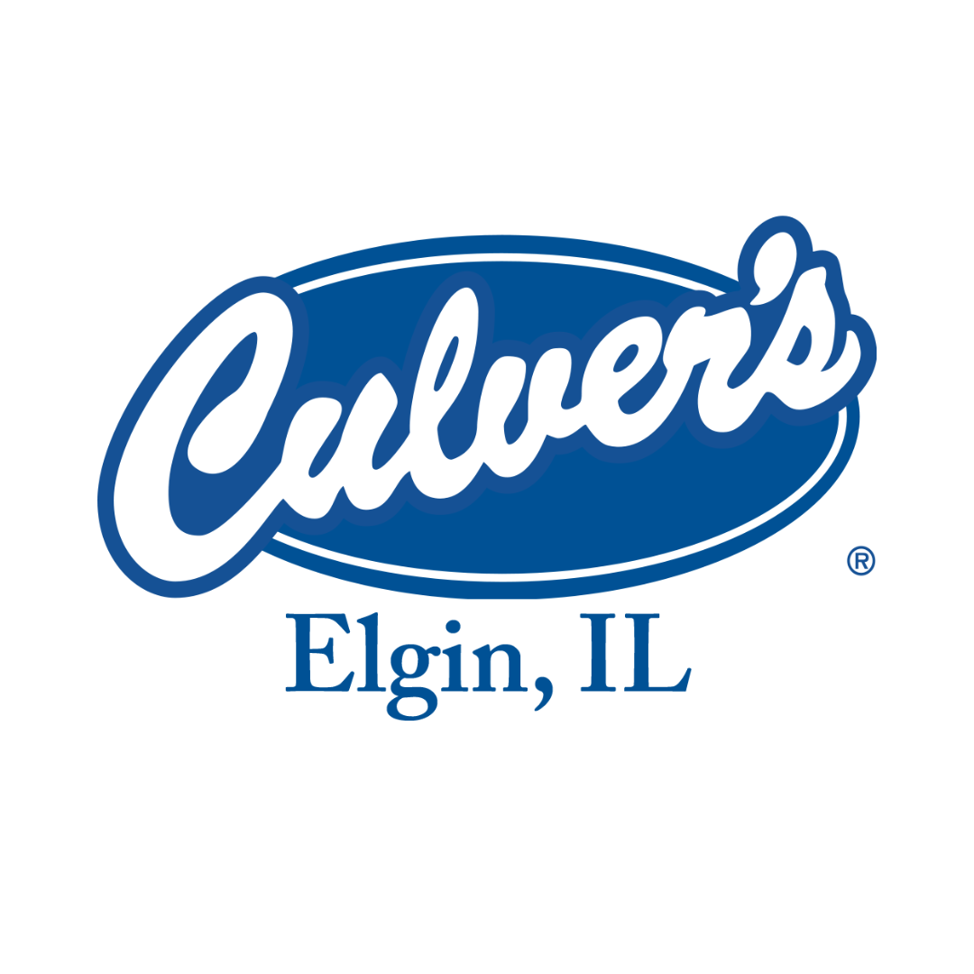 Culvers in Elgin, IL logo.