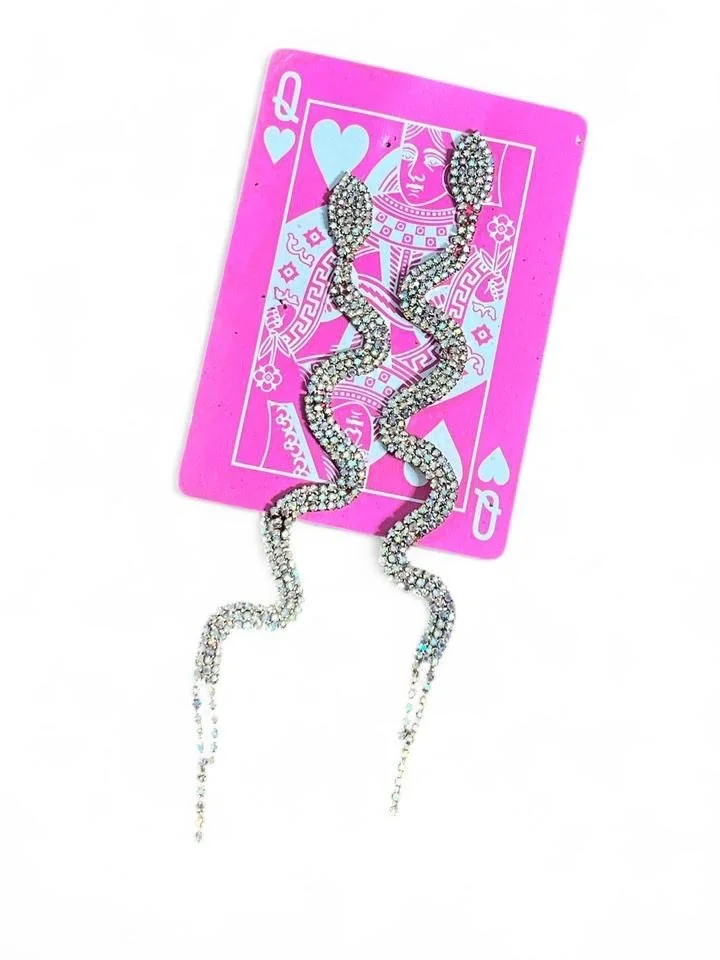 Snake earrings