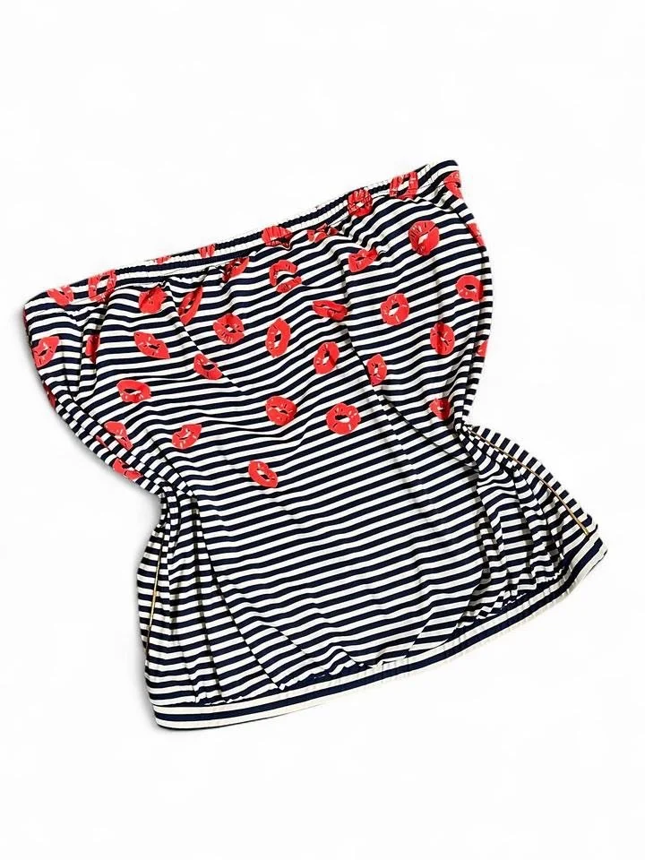 Marc Jacob's Navy & White tube top