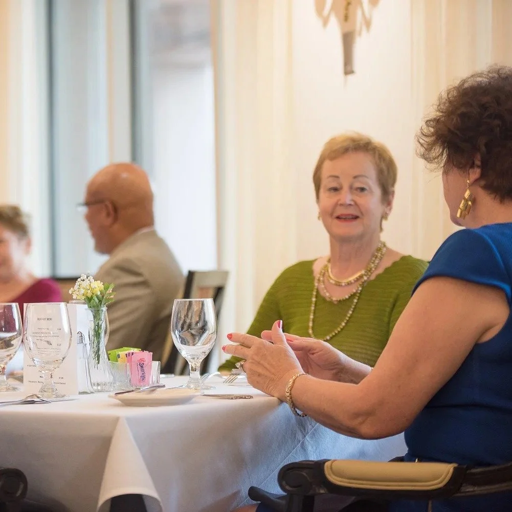 Healthy aging starts with community and great food, and they pair so nicely together! Our culinary team makes it simple to gather and enjoy the freshest and most delicious meals. Whether it's a quick bite on the patio in the sun, or a four course din