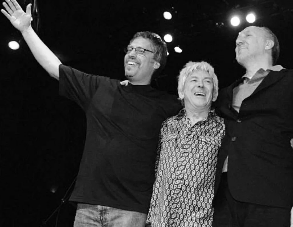 With Ian McLagan & Pete Townshend