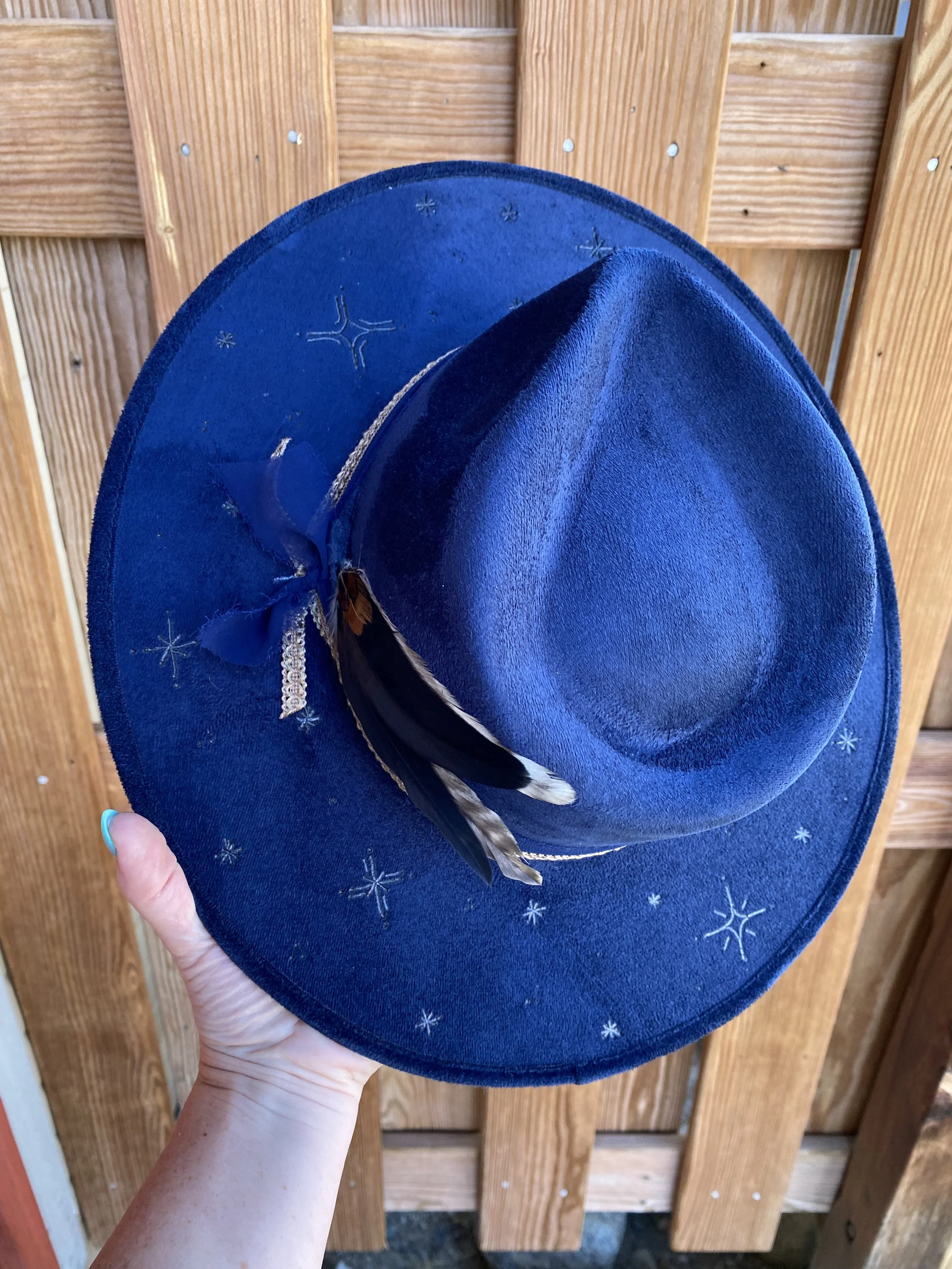 Hand Burned Fedora