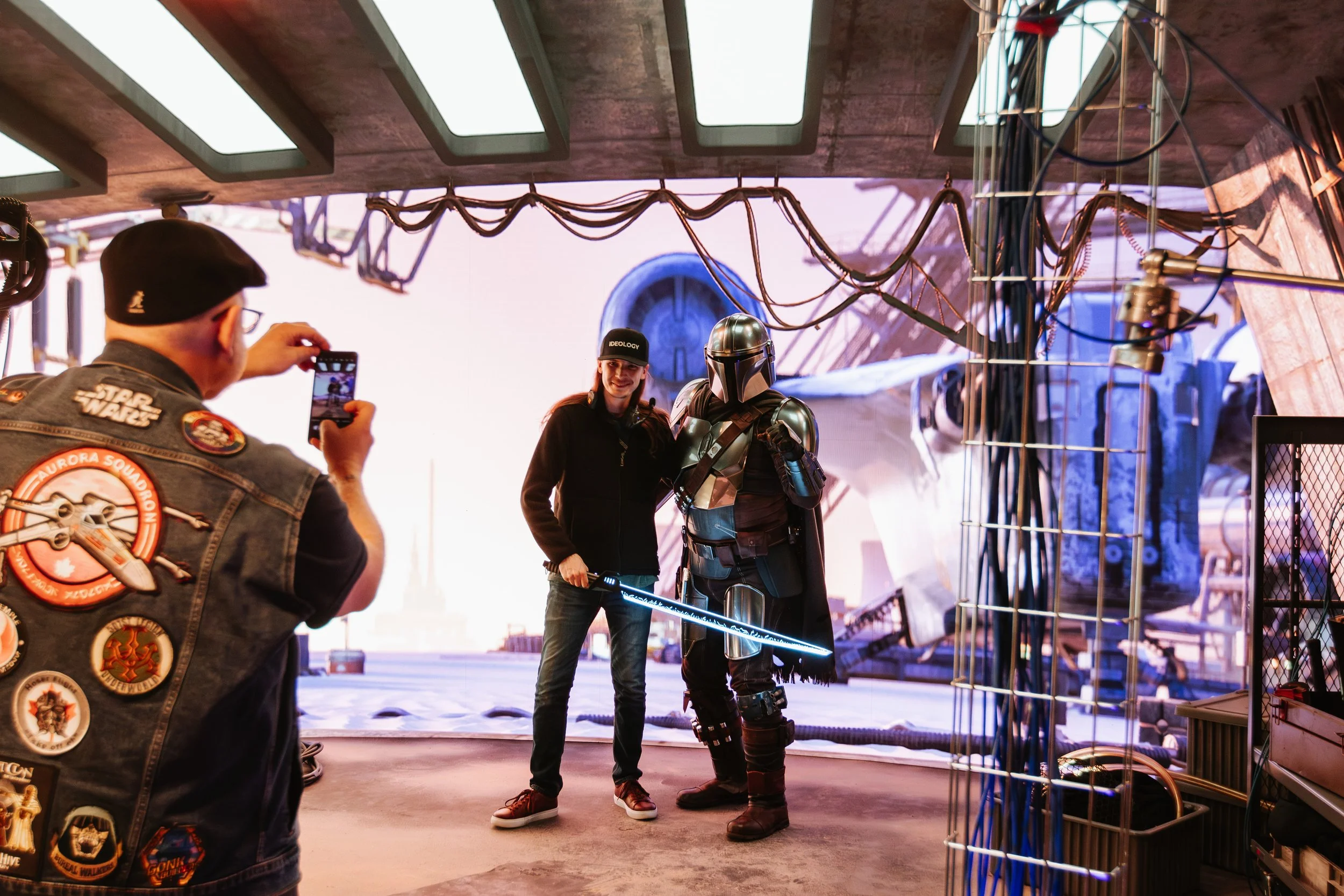 LED volume virtual production stage at Golden Hour studio in Grand Rapids Michigan