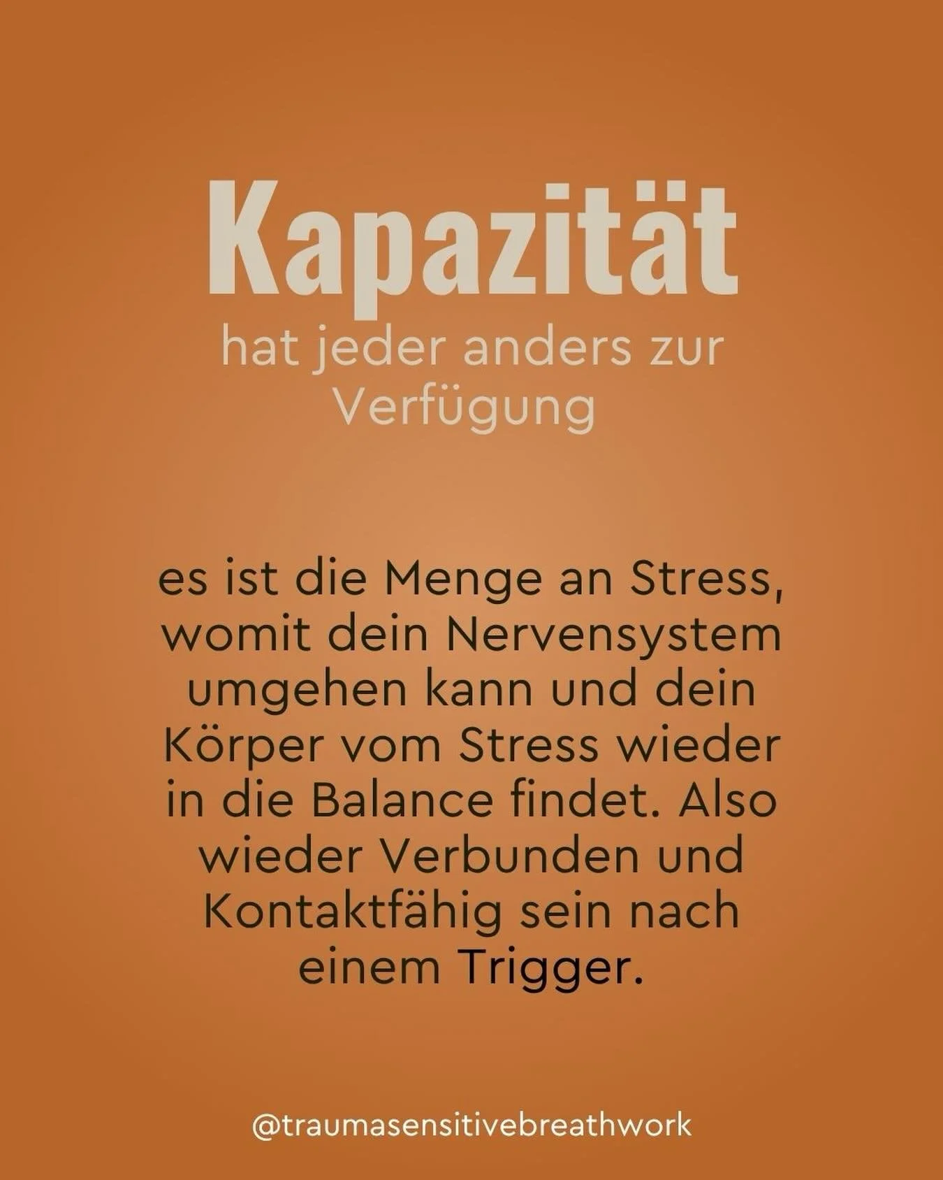 Im Leben werden wir immer wieder mit Stress und &Uuml;berw&auml;ltigung konfrontiert. Das Gute ist, diese Kapazit&auml;t kann sich erweitern, wenn wir gute neue Erfahrungen machen. Das Toleranzfenster kann riesig werden. 🫶🏼

Das machen unsere Stude