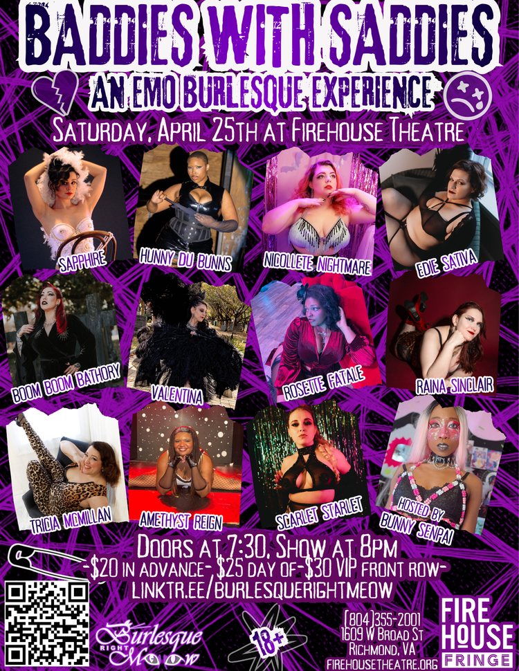 Burlesque Right Meow: Baddies With Saddies: An Emo Burlesque Experience