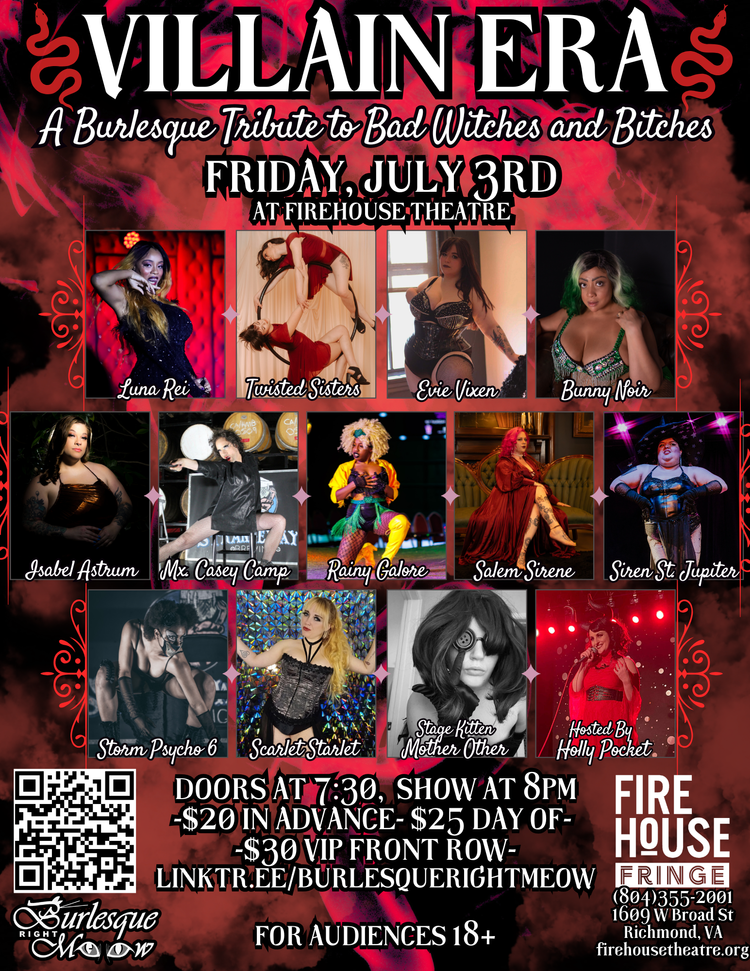 Burlesque Right Meow Villain Era: A Burlesque Tribute To Bad Witches and Bitches