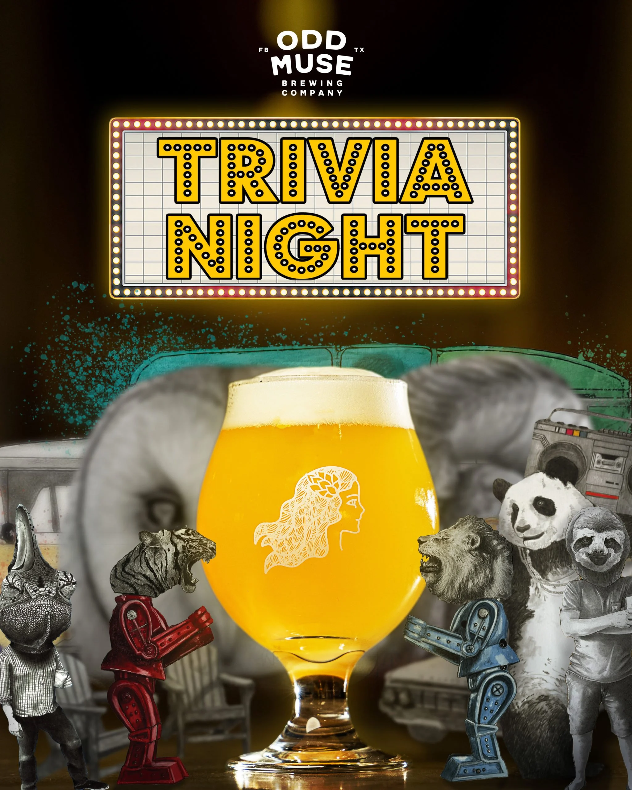 Keenagers (55+): Trivia Night at ODD Muse Brewing 