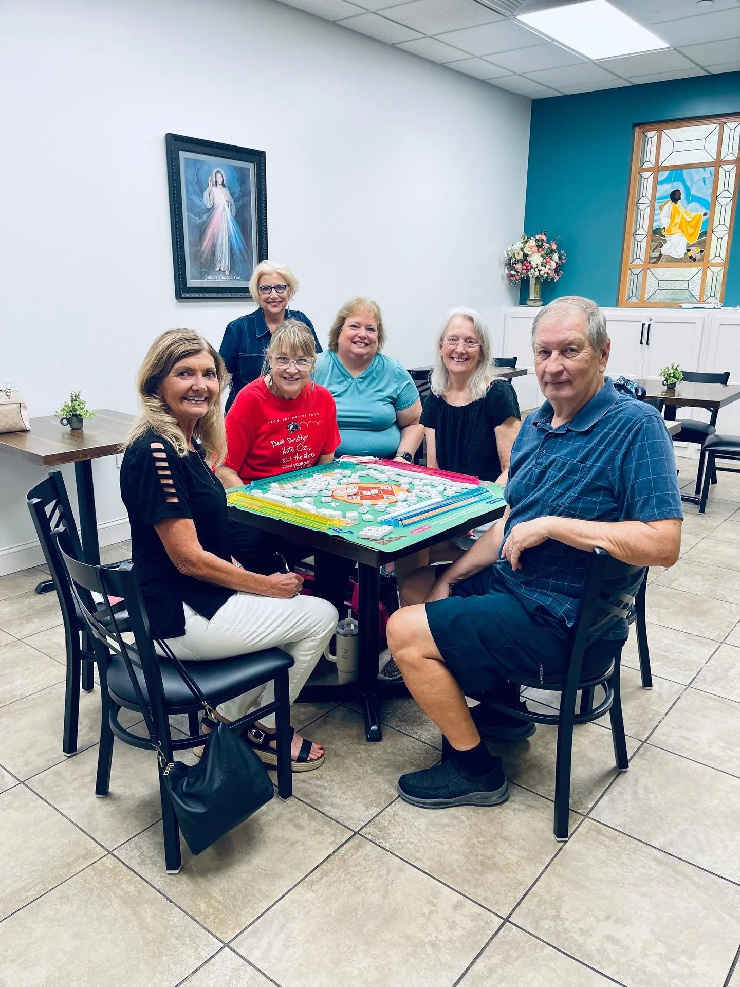 Mahjong, laughter, and great company made for a wonderful time at our church Mahjong event! 🀄️💙 Thank you to everyone who joined us for a morning of fun, fellowship, and friendly competition. We loved seeing new friendships formed and can&rsquo;t w