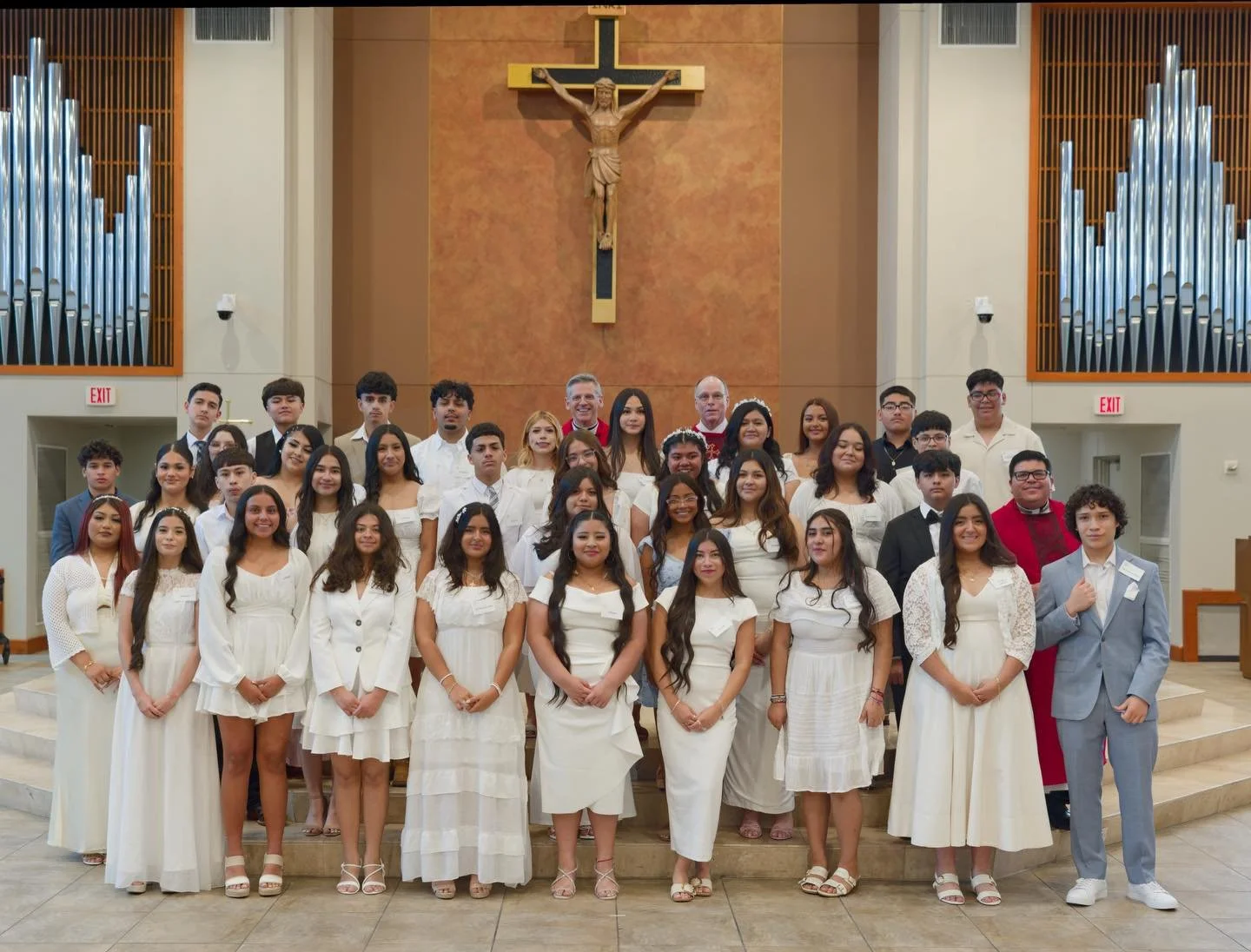 On May 16, we celebrated our final Confirmation Mass of the year as 72 confirmands received the gifts of the Holy Spirit and were sealed in their faith. We are so proud of each of these young men and women as they continue their journey with Christ a