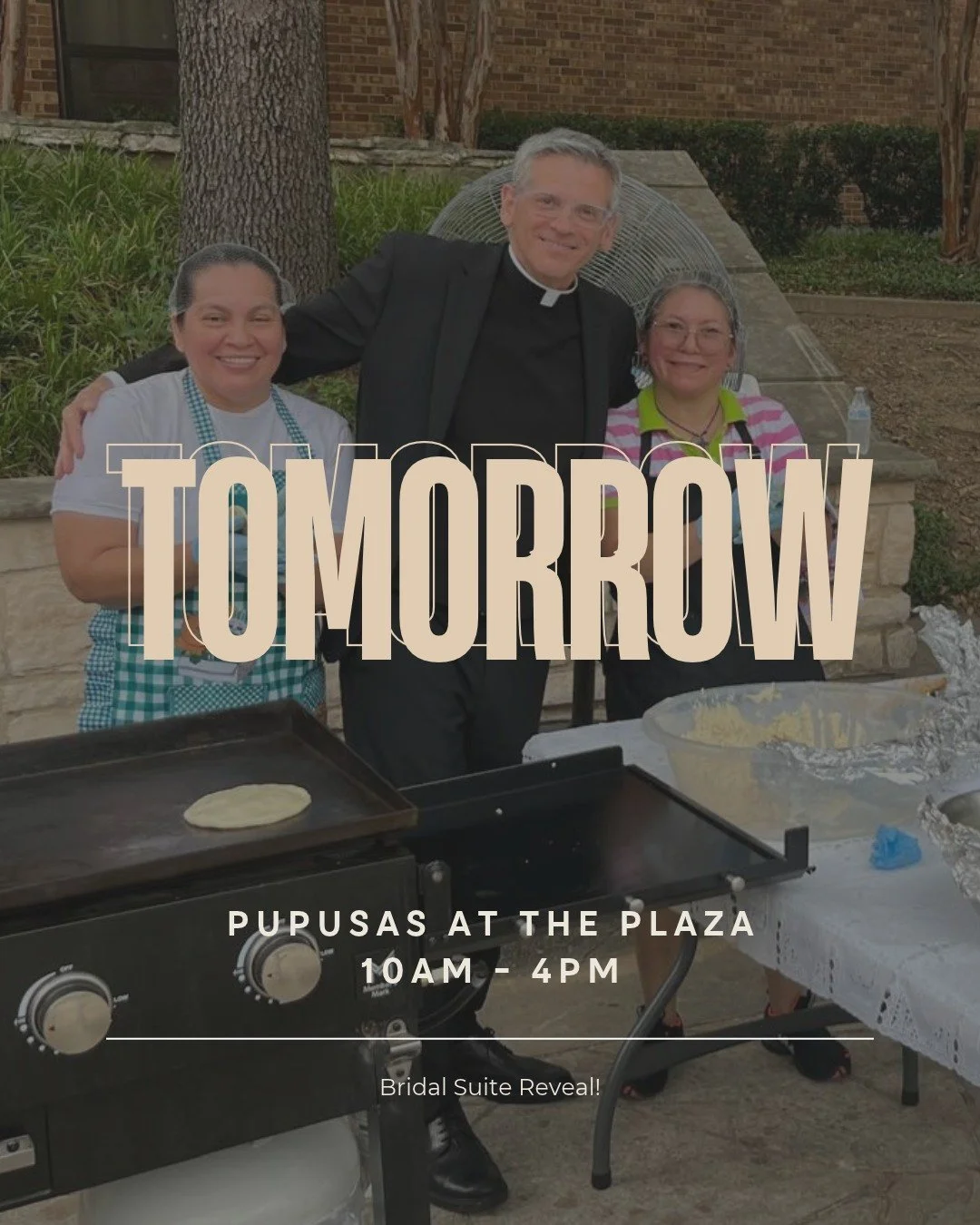Join us tomorrow with your family, friends, and an appetite! After your meal, stop by to see the beautiful progress on our new bridal suite. 💛

📍 The Plaza at Mary Immaculate
⏰ 10am - 4pm

We can't wait to see you tomorrow! ✨