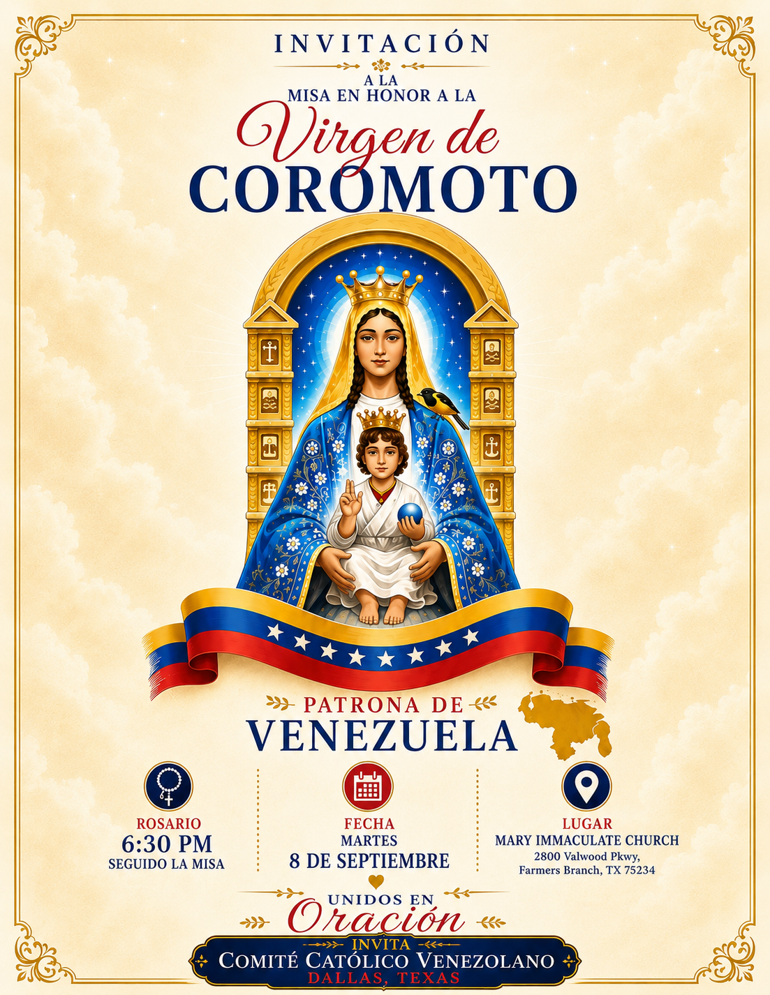 Misa en Honor a La Virgen De Coromoto