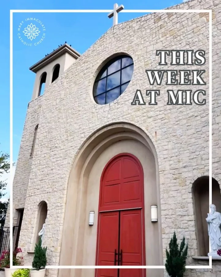 THIS WEEK AT MARY IMMACULATE 🗓️
&nbsp;
9.13 📚 OCIA sessions for adults begin.
9.13 &amp; 9.17 ✈️ Interested in the parish pilgrimage? Join one of our upcoming information sessions.
9.17 🍂 Gather with friends for Mahjong at Mary&rsquo;s Caf&eacute;