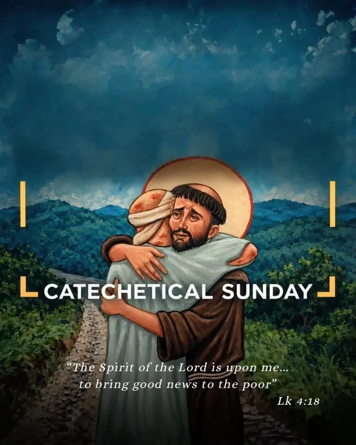 Faith is meant to be shared. 💙
This Catechetical Sunday, we celebrate the beautiful mission of our catechists and remember that, through Baptism, we are all called to share the Good News of Jesus Christ.
Inspired by the mission of Jesus in Luke 4:18