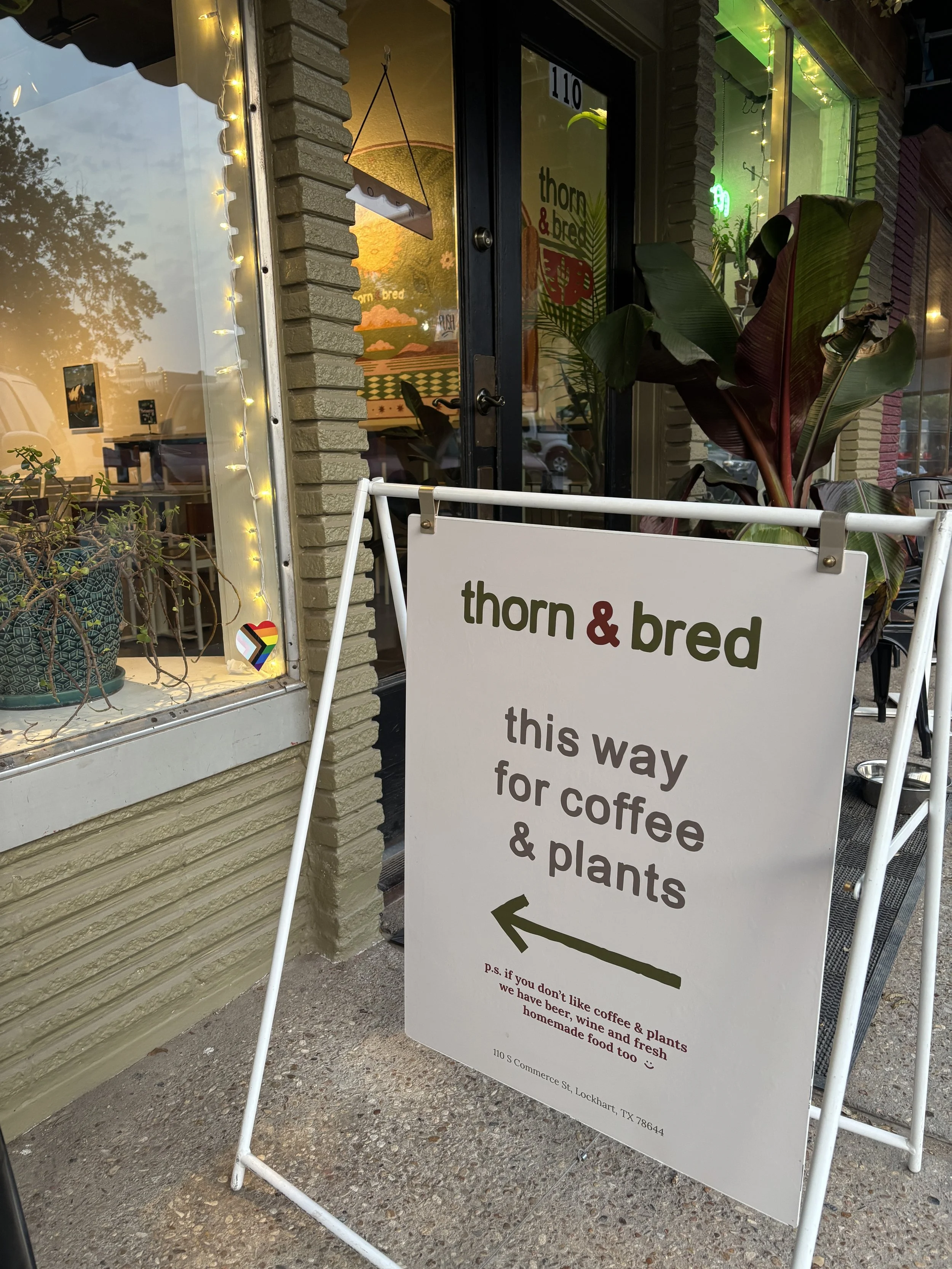 Thorn and Bred entrance