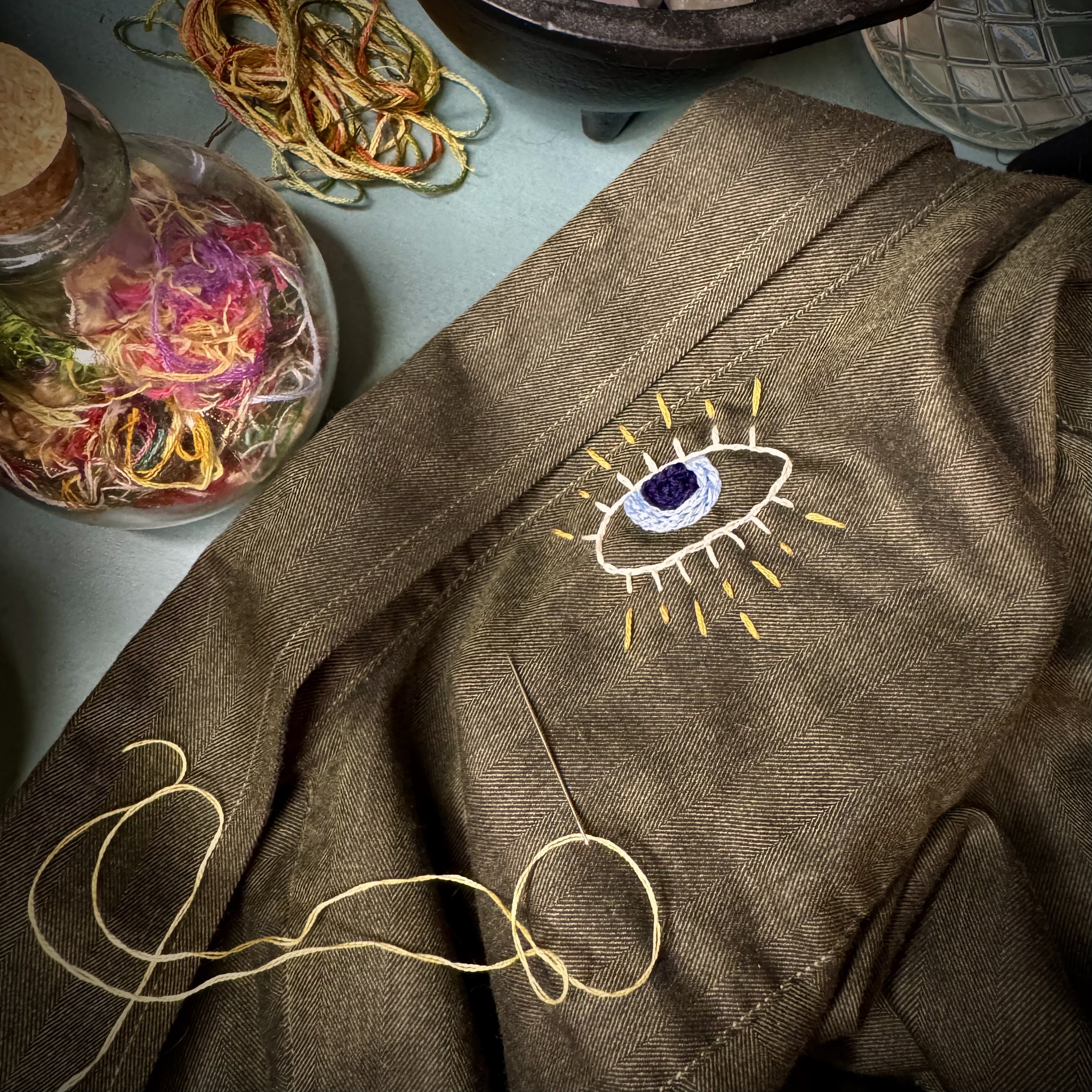 Talismanic Embroidery for Clothing and Wearables